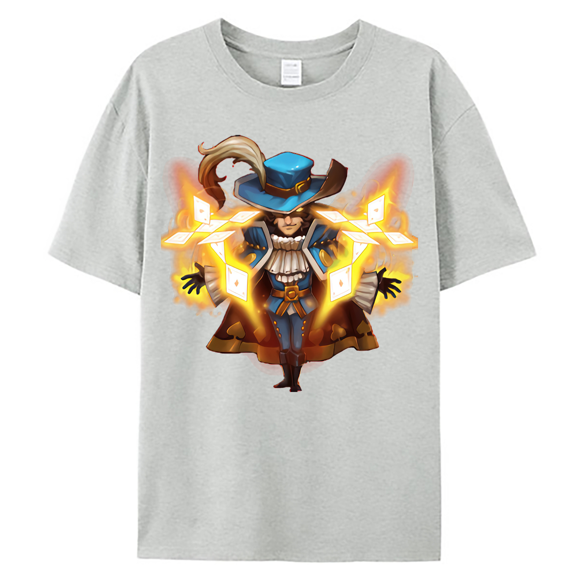 （画像用） リーグ・オブ・レジェンド League of Legends LOL 綿100％ メンズ半袖Tシャツ｜肌触りやわらか＆通気性