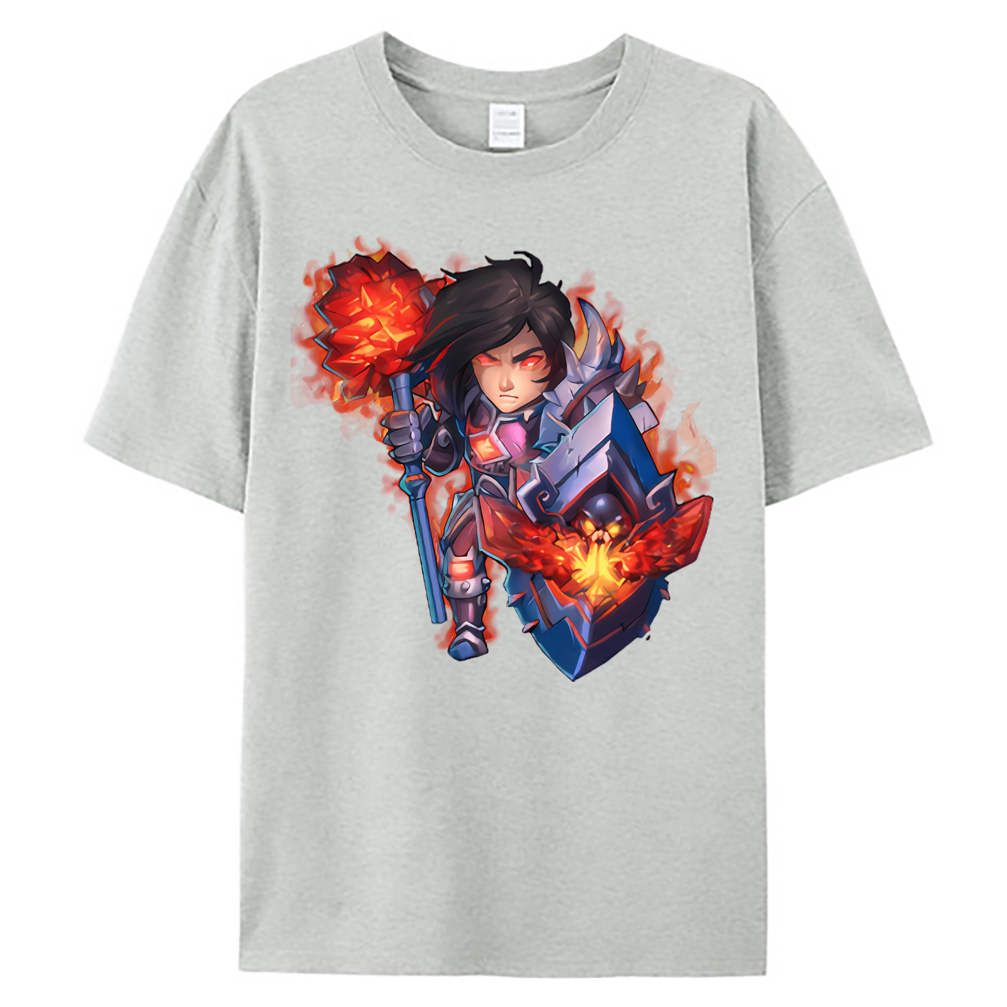 （画像用） リーグ・オブ・レジェンド League of Legends LOL 綿100％ メンズ半袖Tシャツ｜肌触りやわらか＆通気性