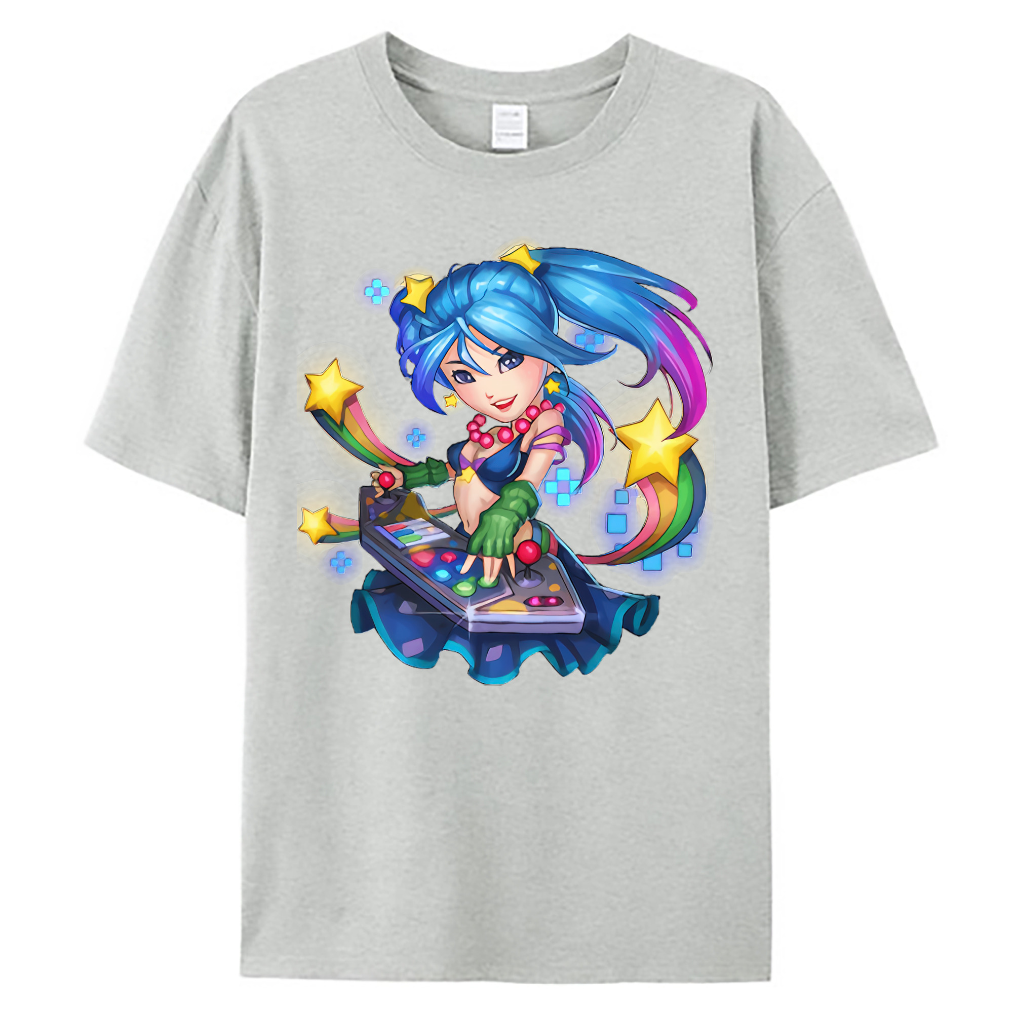 （画像用） リーグ・オブ・レジェンド League of Legends LOL 綿100％ メンズ半袖Tシャツ｜肌触りやわらか＆通気性
