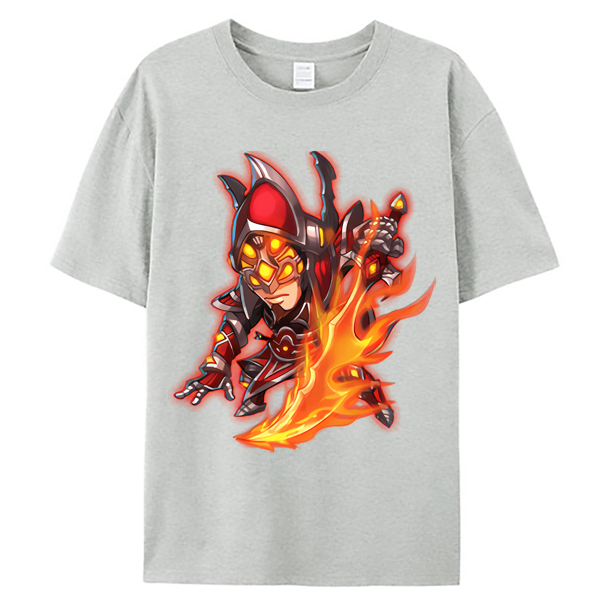 （画像用） リーグ・オブ・レジェンド League of Legends LOL 綿100％ メンズ半袖Tシャツ｜肌触りやわらか＆通気性