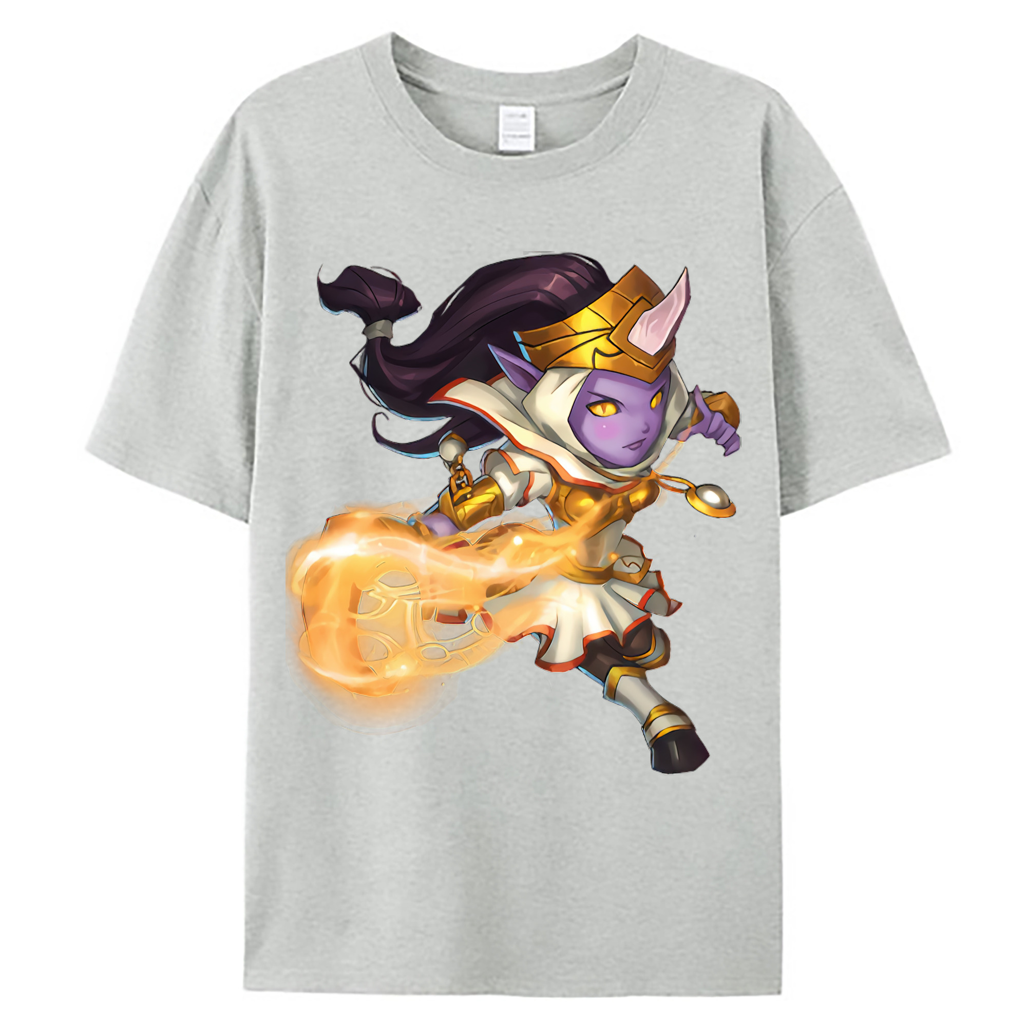 （画像用） リーグ・オブ・レジェンド League of Legends LOL 綿100％ メンズ半袖Tシャツ｜肌触りやわらか＆通気性