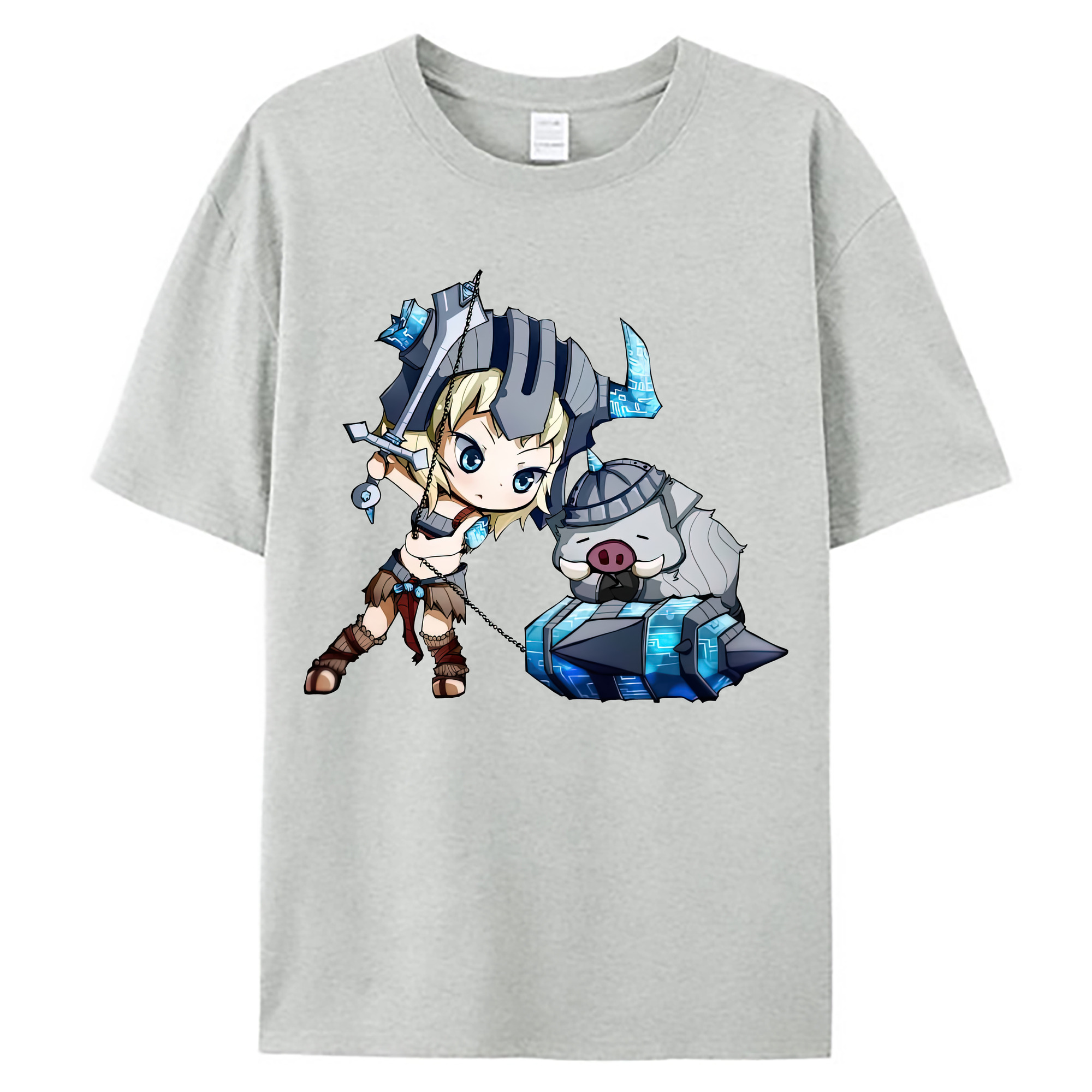 （画像用） リーグ・オブ・レジェンド League of Legends LOL 綿100％ メンズ半袖Tシャツ｜肌触りやわらか＆通気性