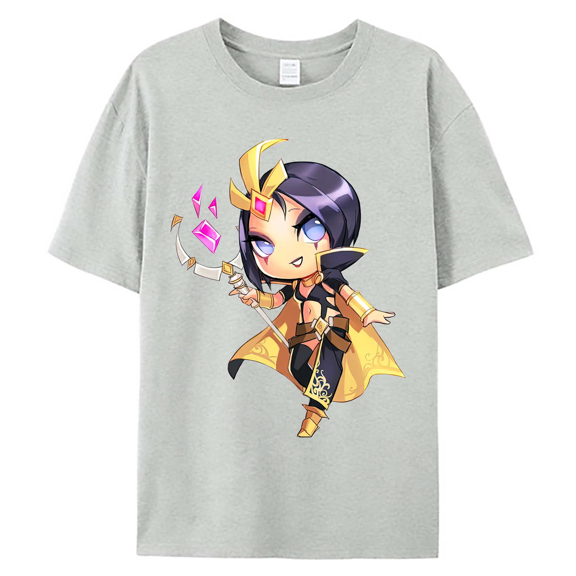 （画像用） リーグ・オブ・レジェンド League of Legends LOL 綿100％ メンズ半袖Tシャツ｜肌触りやわらか＆通気性