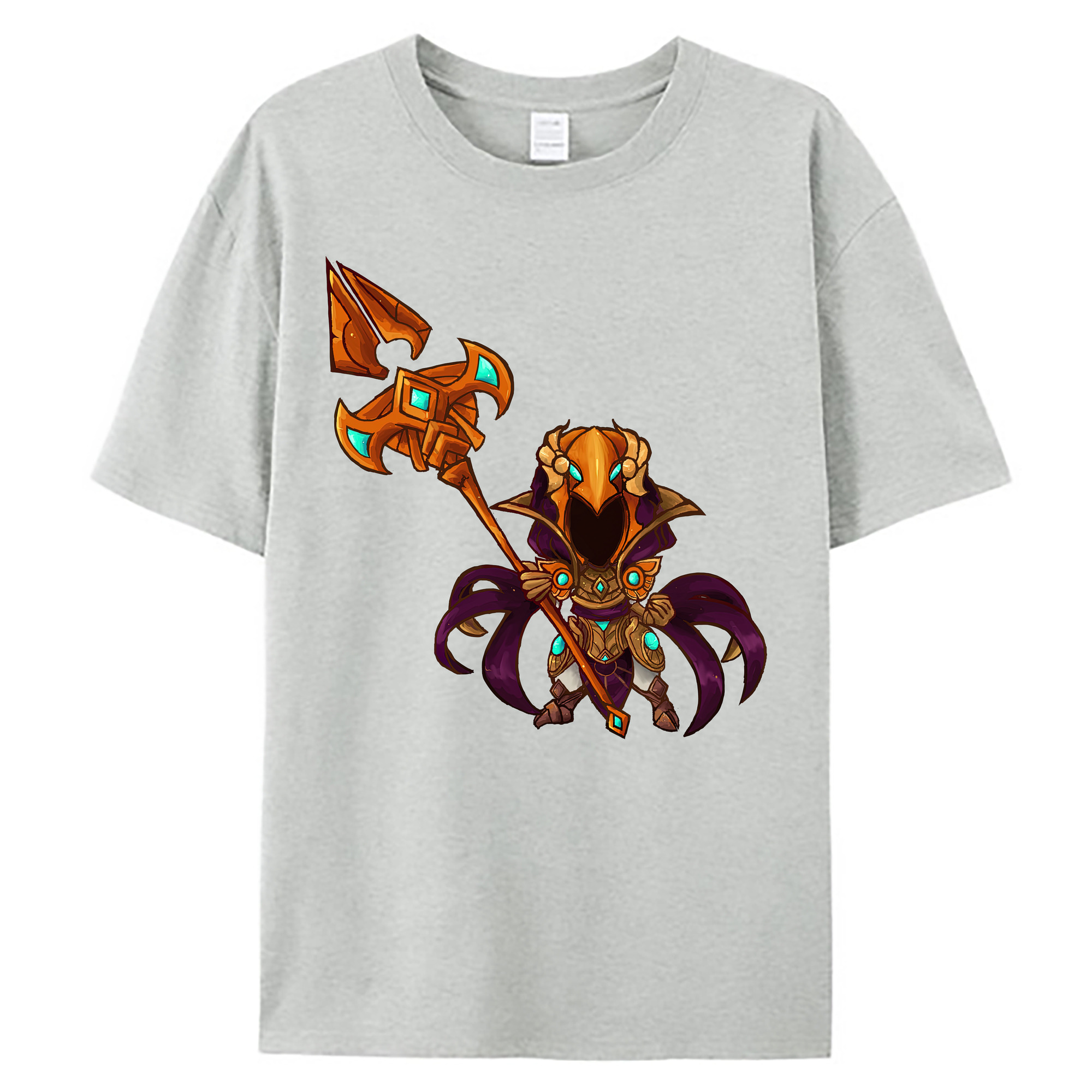 （画像用） リーグ・オブ・レジェンド League of Legends LOL 綿100％ メンズ半袖Tシャツ｜肌触りやわらか＆通気性