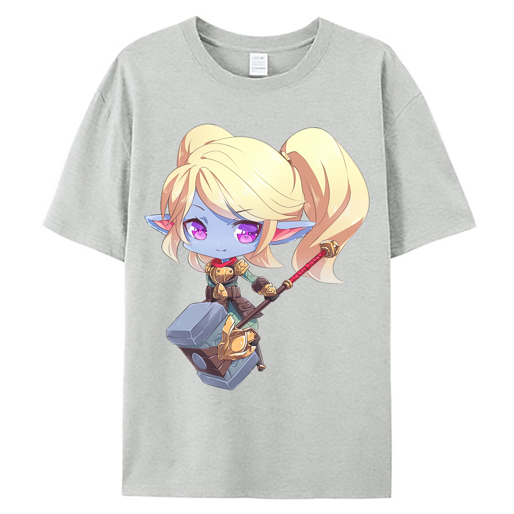 （画像用） リーグ・オブ・レジェンド League of Legends LOL 綿100％ メンズ半袖Tシャツ｜肌触りやわらか＆通気性