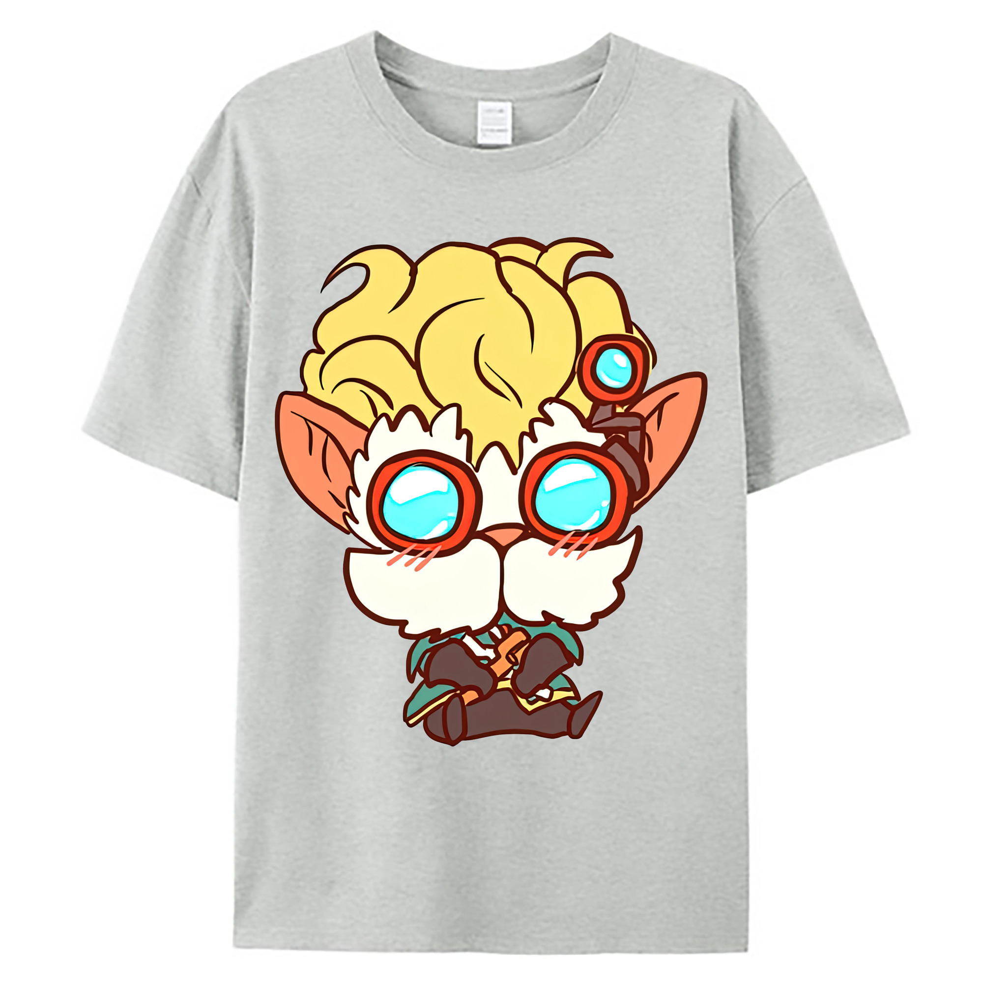 （画像用） リーグ・オブ・レジェンド League of Legends LOL 綿100％ メンズ半袖Tシャツ｜肌触りやわらか＆通気性