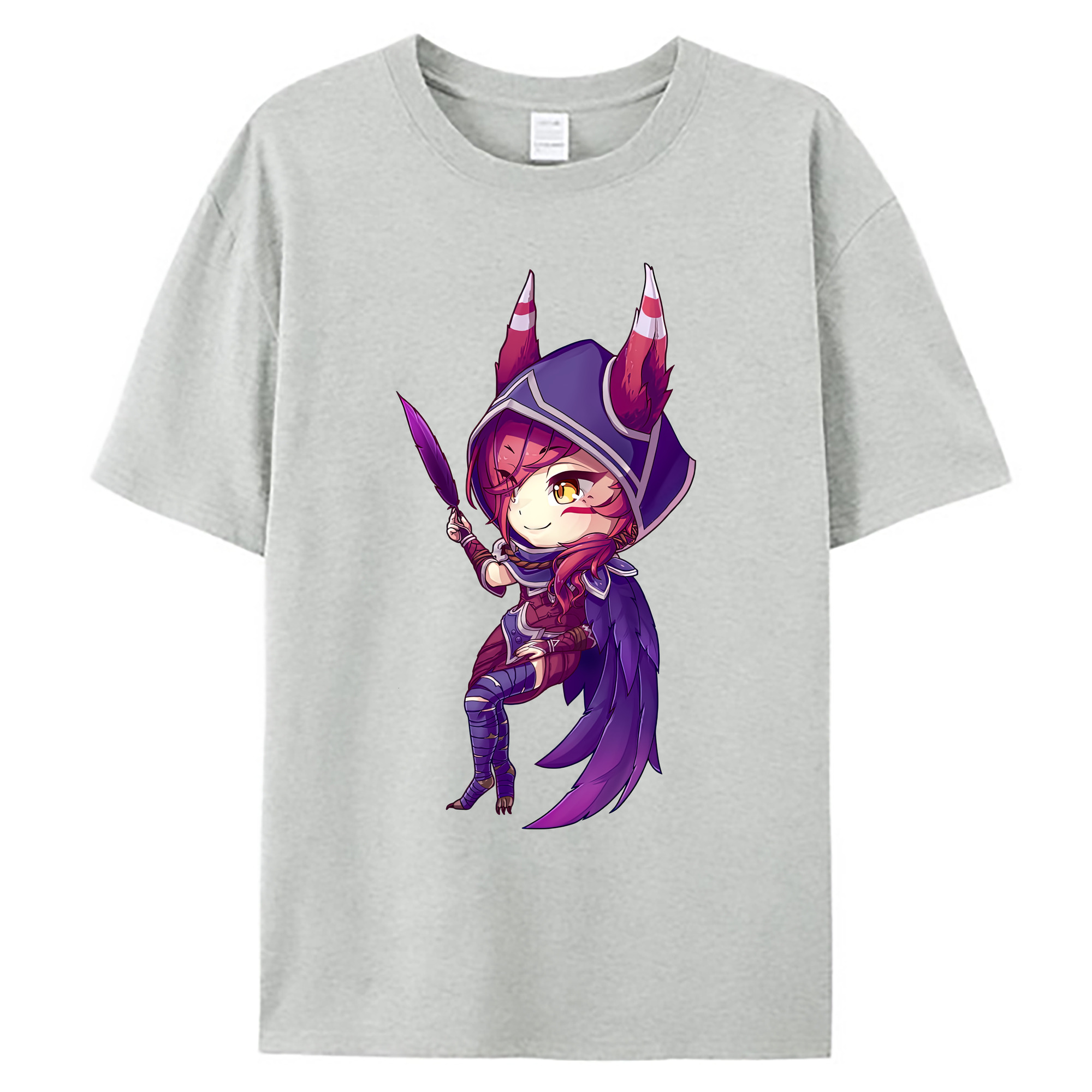 （画像用） リーグ・オブ・レジェンド League of Legends LOL 綿100％ メンズ半袖Tシャツ｜肌触りやわらか＆通気性