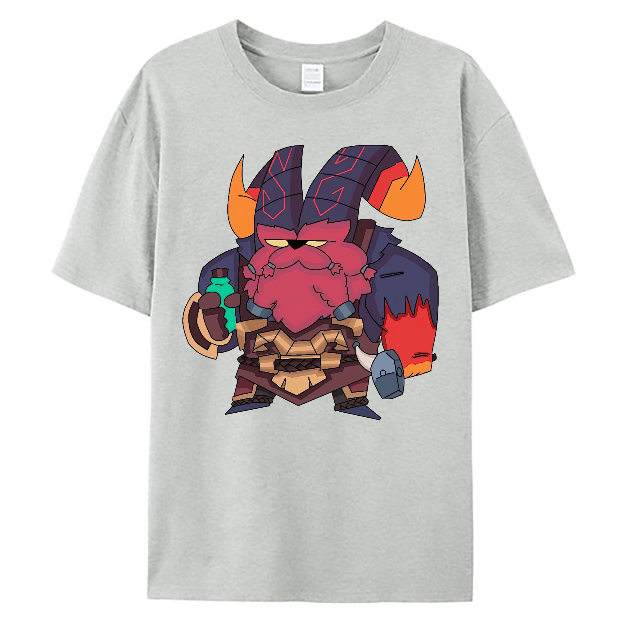 （画像用） リーグ・オブ・レジェンド League of Legends LOL 綿100％ メンズ半袖Tシャツ｜肌触りやわらか＆通気性