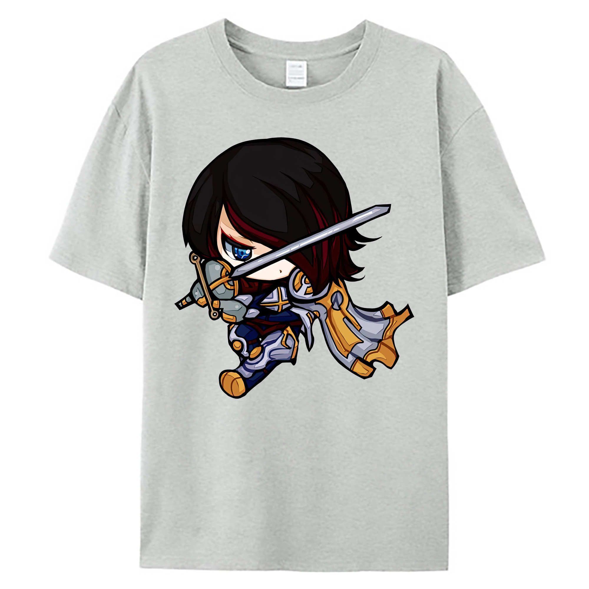 （画像用） リーグ・オブ・レジェンド League of Legends LOL 綿100％ メンズ半袖Tシャツ｜肌触りやわらか＆通気性