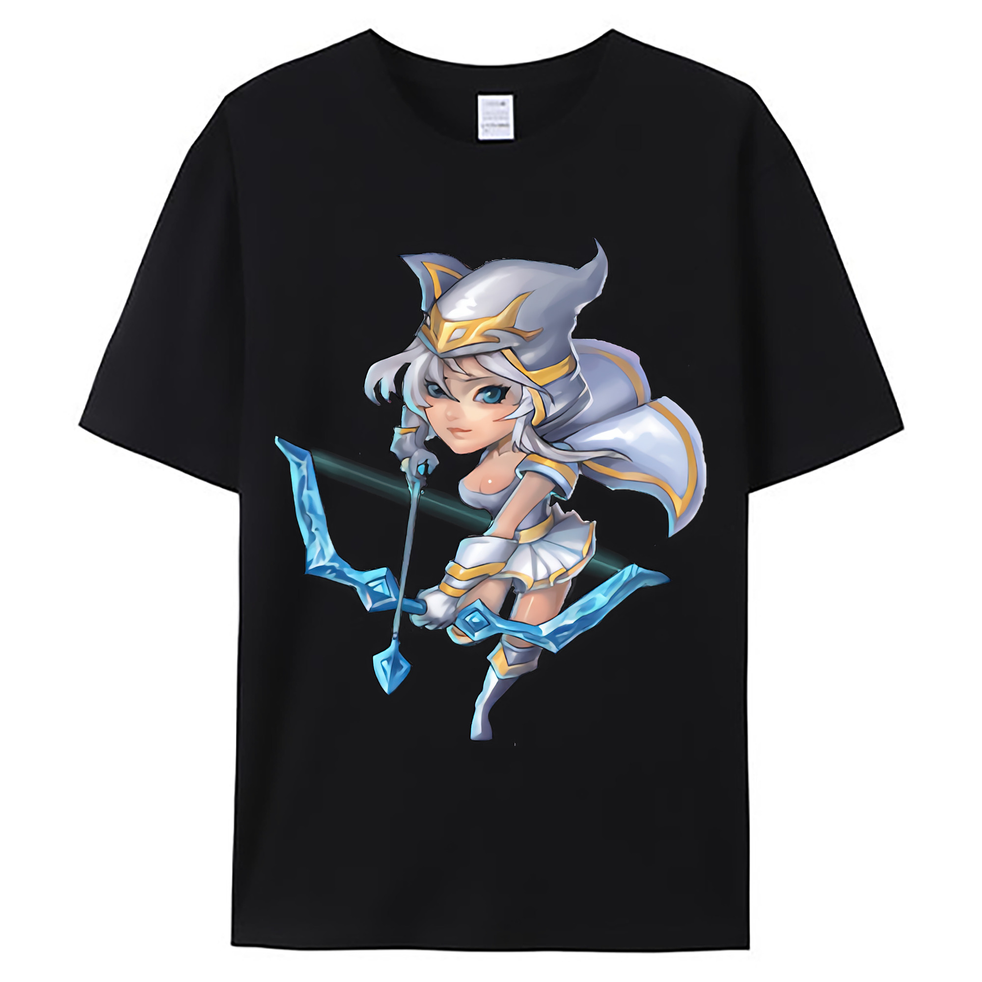 （画像用） リーグ・オブ・レジェンド League of Legends LOL 綿100％ メンズ半袖Tシャツ｜肌触りやわらか＆通気性