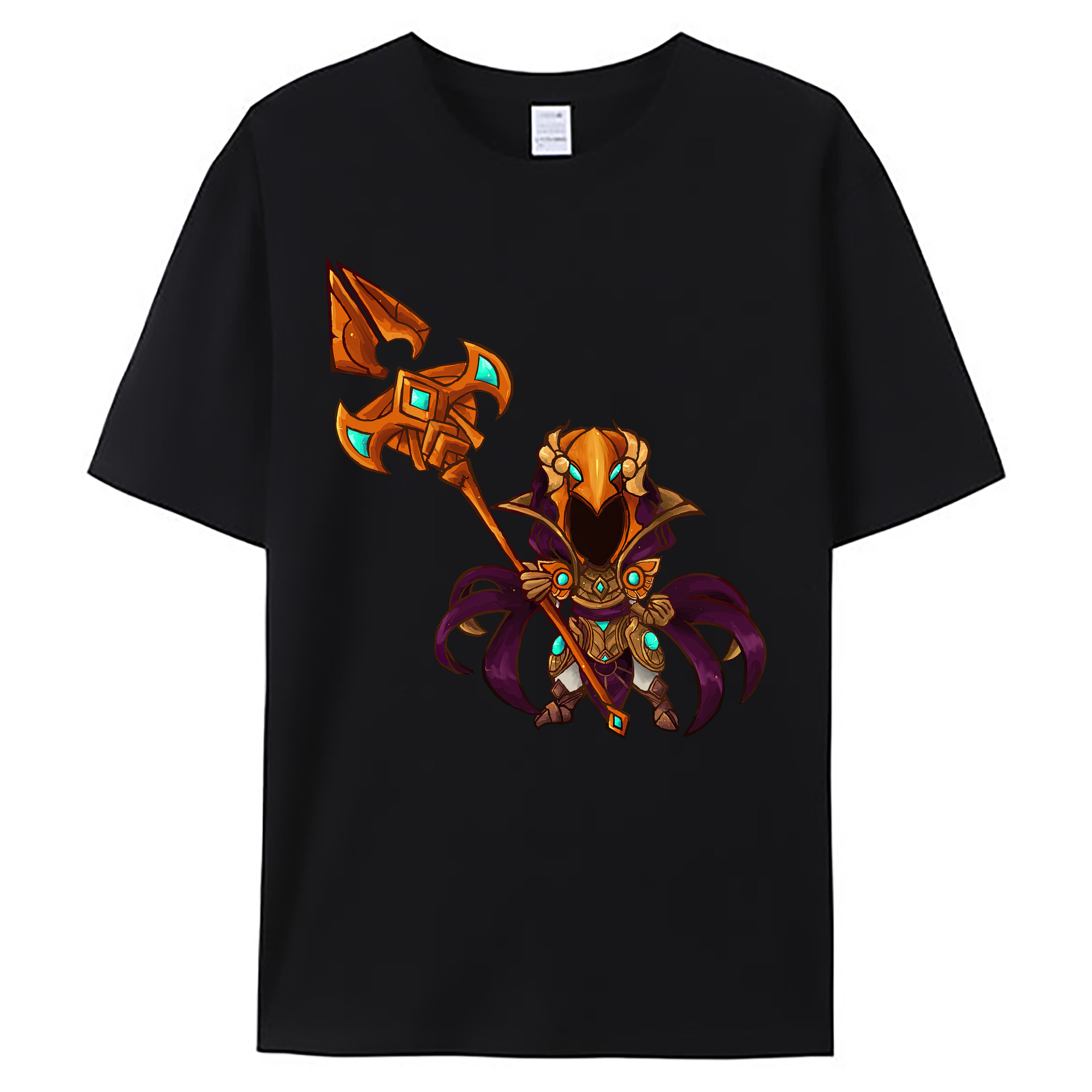 （画像用） リーグ・オブ・レジェンド League of Legends LOL 綿100％ メンズ半袖Tシャツ｜肌触りやわらか＆通気性