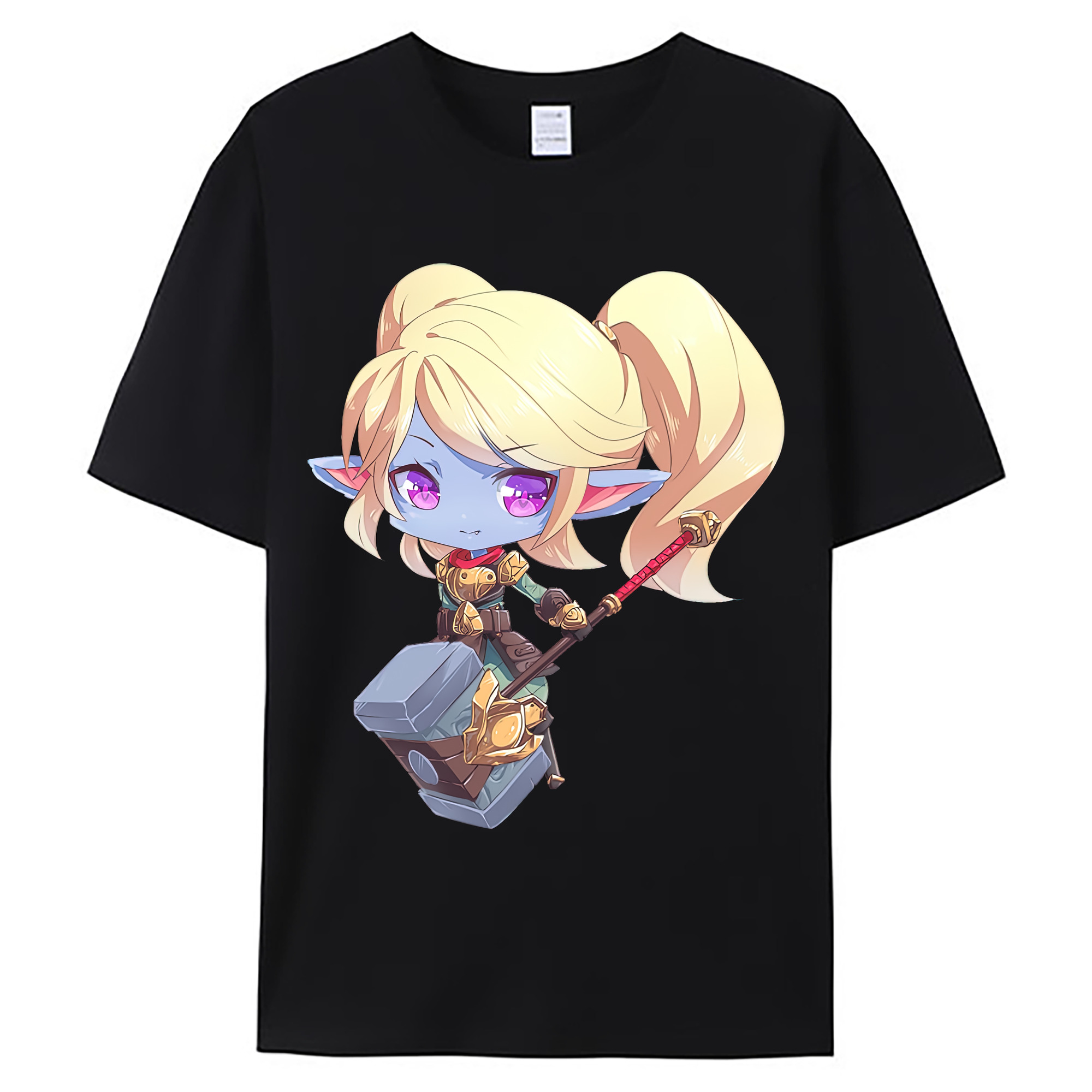 （画像用） リーグ・オブ・レジェンド League of Legends LOL 綿100％ メンズ半袖Tシャツ｜肌触りやわらか＆通気性