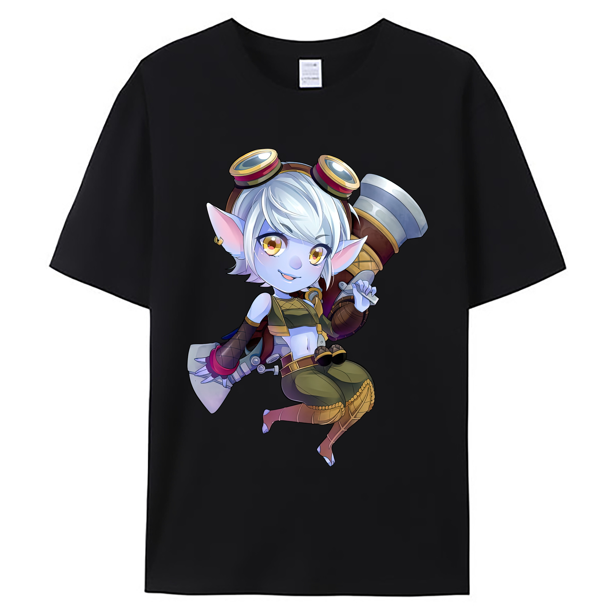 （画像用） リーグ・オブ・レジェンド League of Legends LOL 綿100％ メンズ半袖Tシャツ｜肌触りやわらか＆通気性
