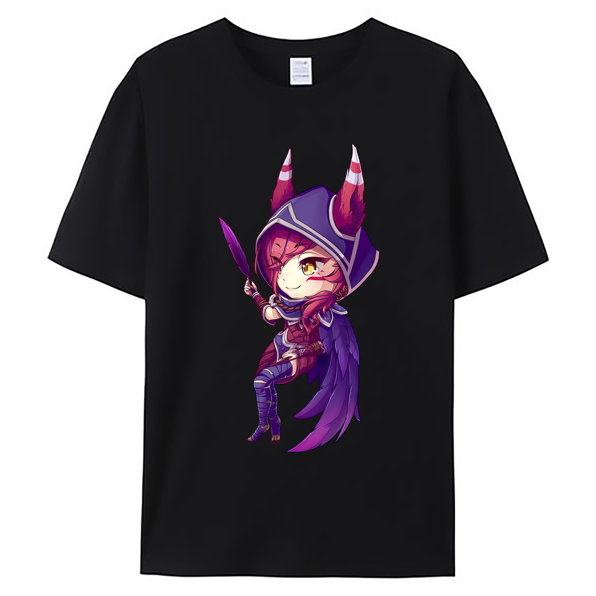 （画像用） リーグ・オブ・レジェンド League of Legends LOL 綿100％ メンズ半袖Tシャツ｜肌触りやわらか＆通気性
