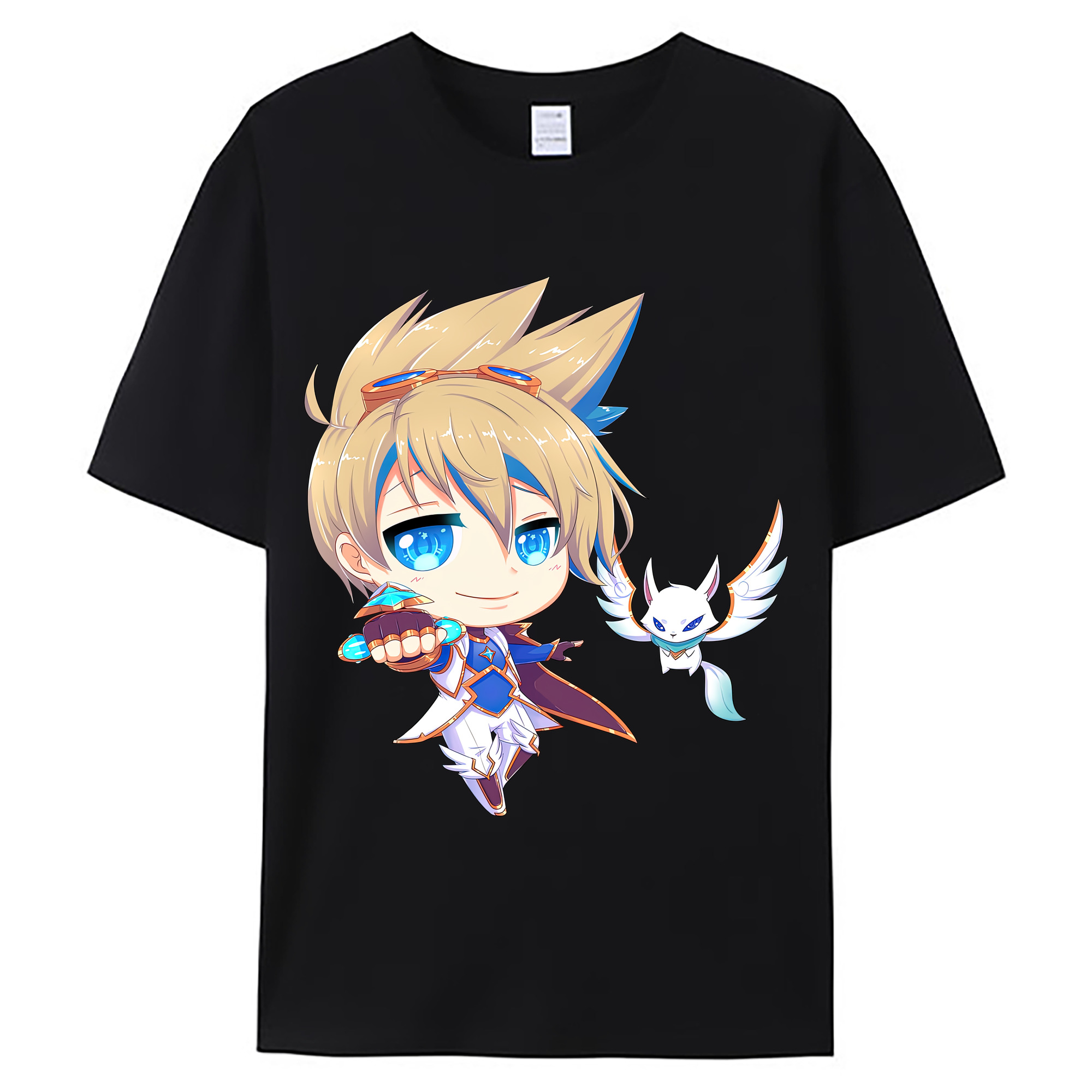 （画像用） リーグ・オブ・レジェンド League of Legends LOL 綿100％ メンズ半袖Tシャツ｜肌触りやわらか＆通気性