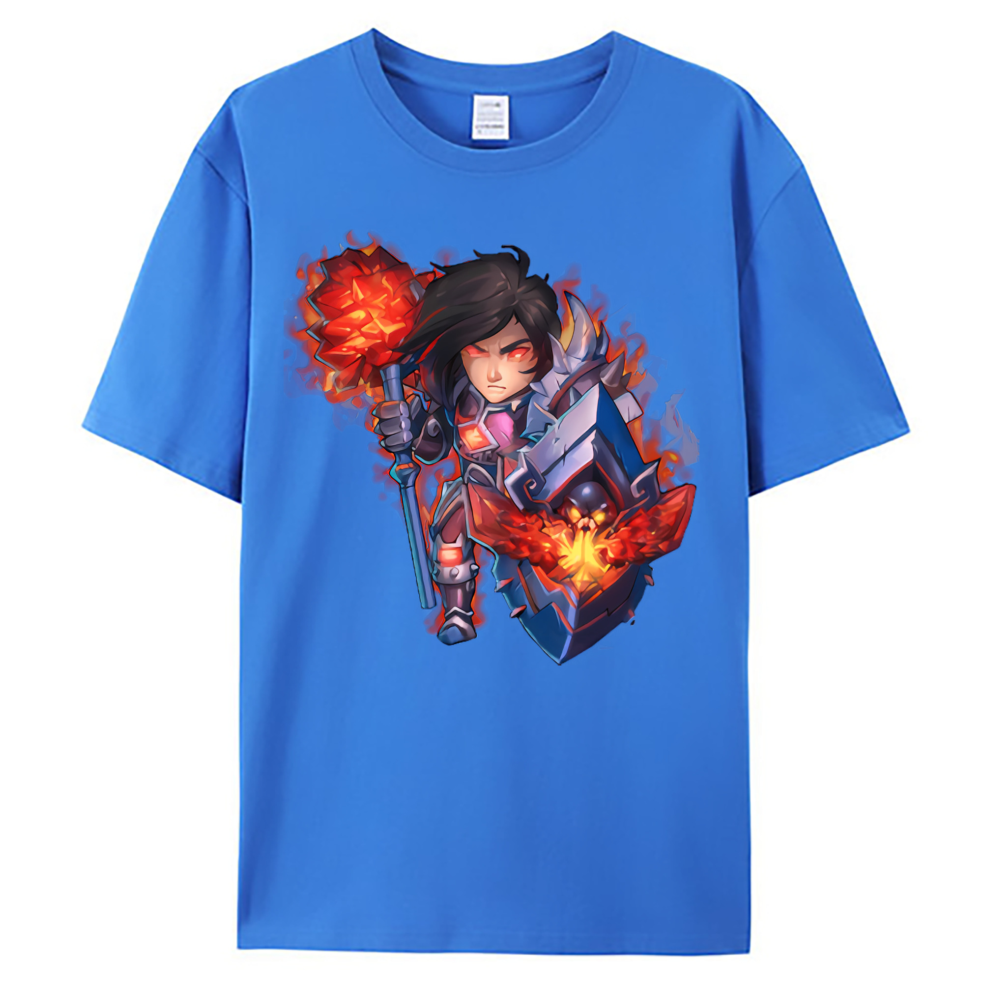 （画像用） リーグ・オブ・レジェンド League of Legends LOL 綿100％ メンズ半袖Tシャツ｜肌触りやわらか＆通気性