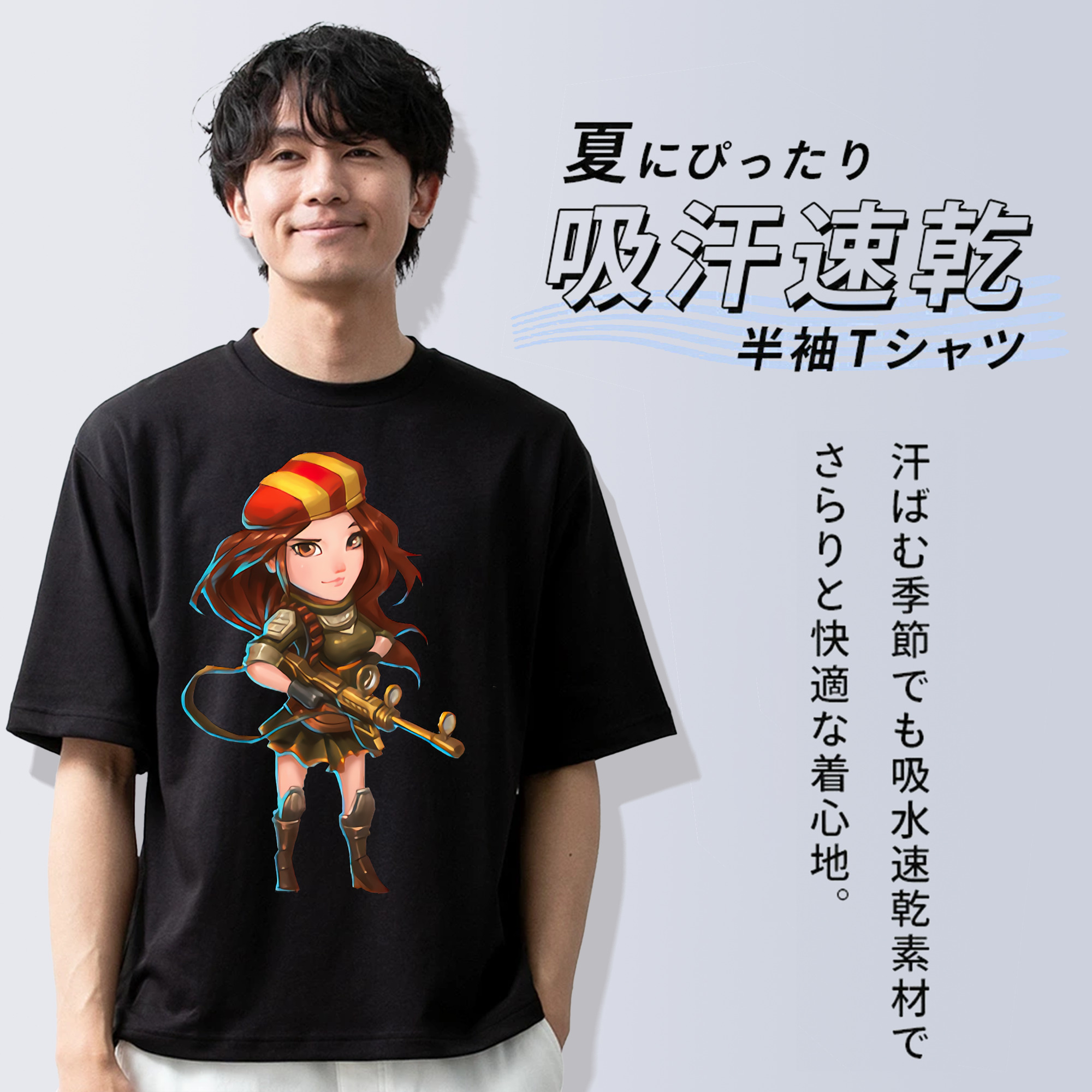 リーグ・オブ・レジェンド League of Legends LOL 綿100％ メンズ半袖Tシャツ｜肌触りやわらか＆通気性