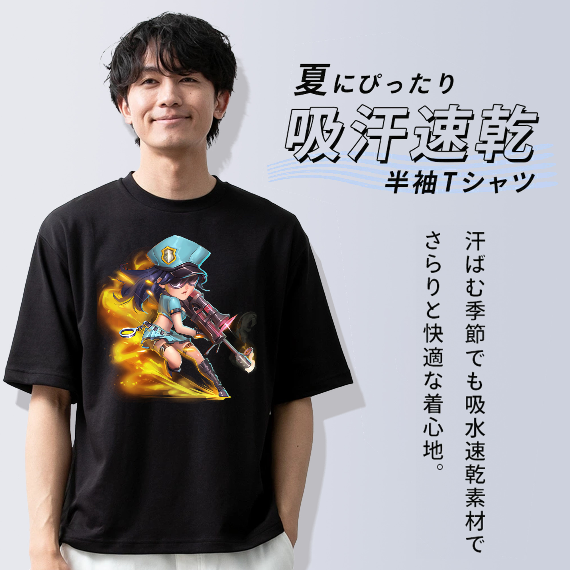 リーグ・オブ・レジェンド League of Legends LOL 綿100％ メンズ半袖Tシャツ｜肌触りやわらか＆通気性