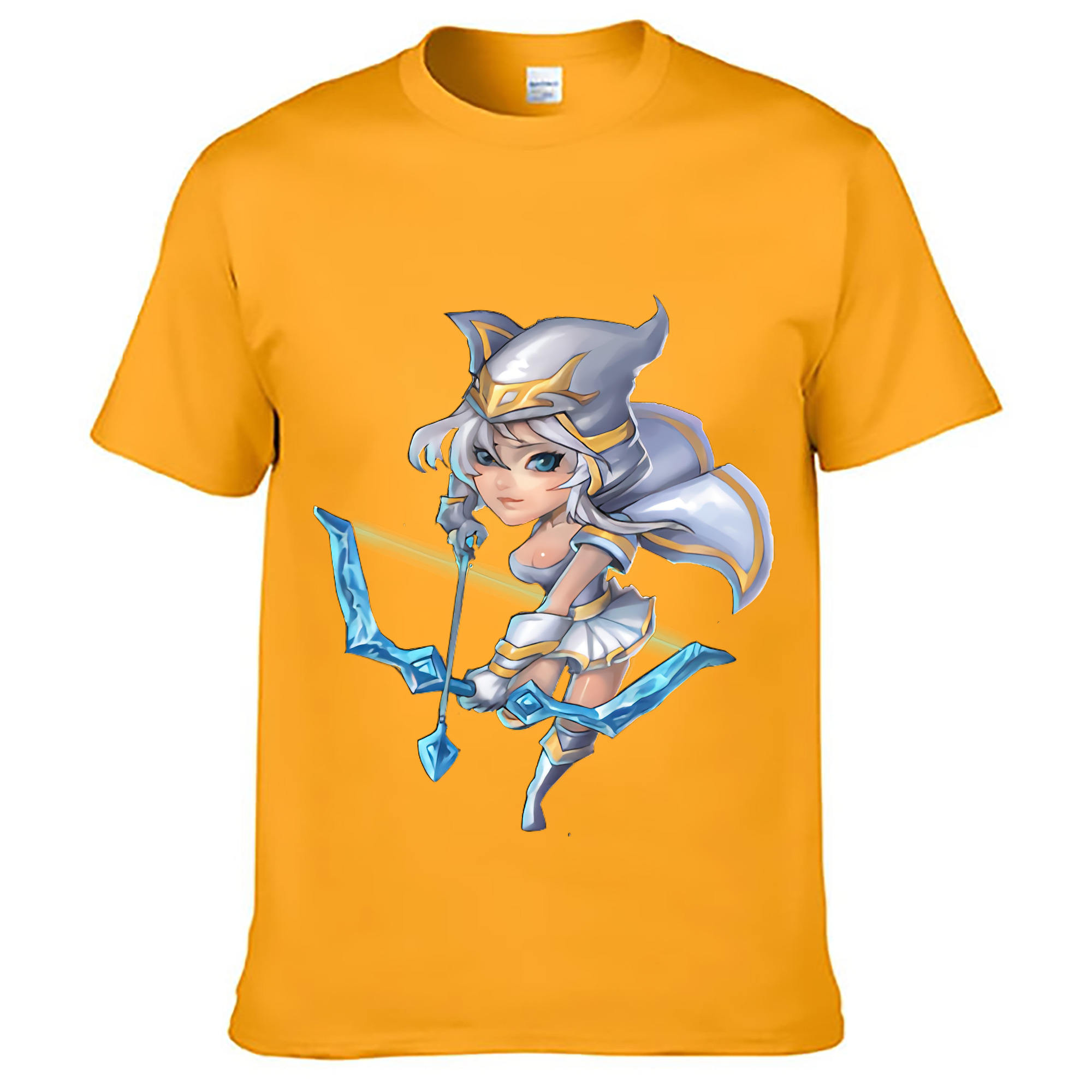 （画像用） リーグ・オブ・レジェンド League of Legends LOL 綿100％ メンズ半袖Tシャツ｜肌触りやわらか＆通気性