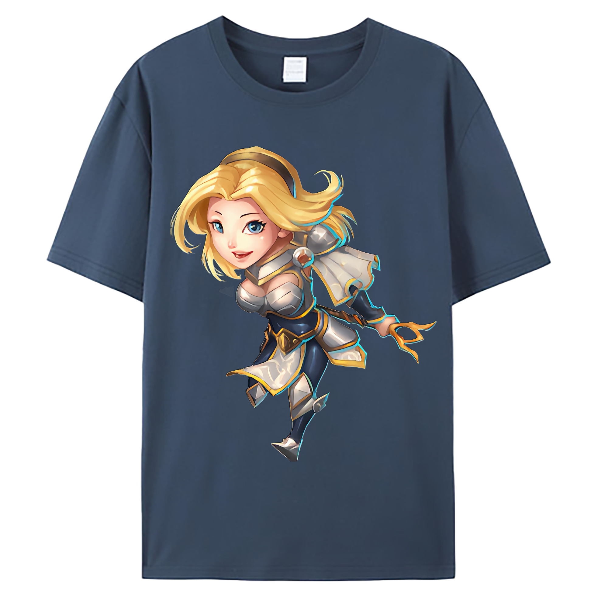 （画像用） リーグ・オブ・レジェンド League of Legends LOL 綿100％ メンズ半袖Tシャツ｜肌触りやわらか＆通気性