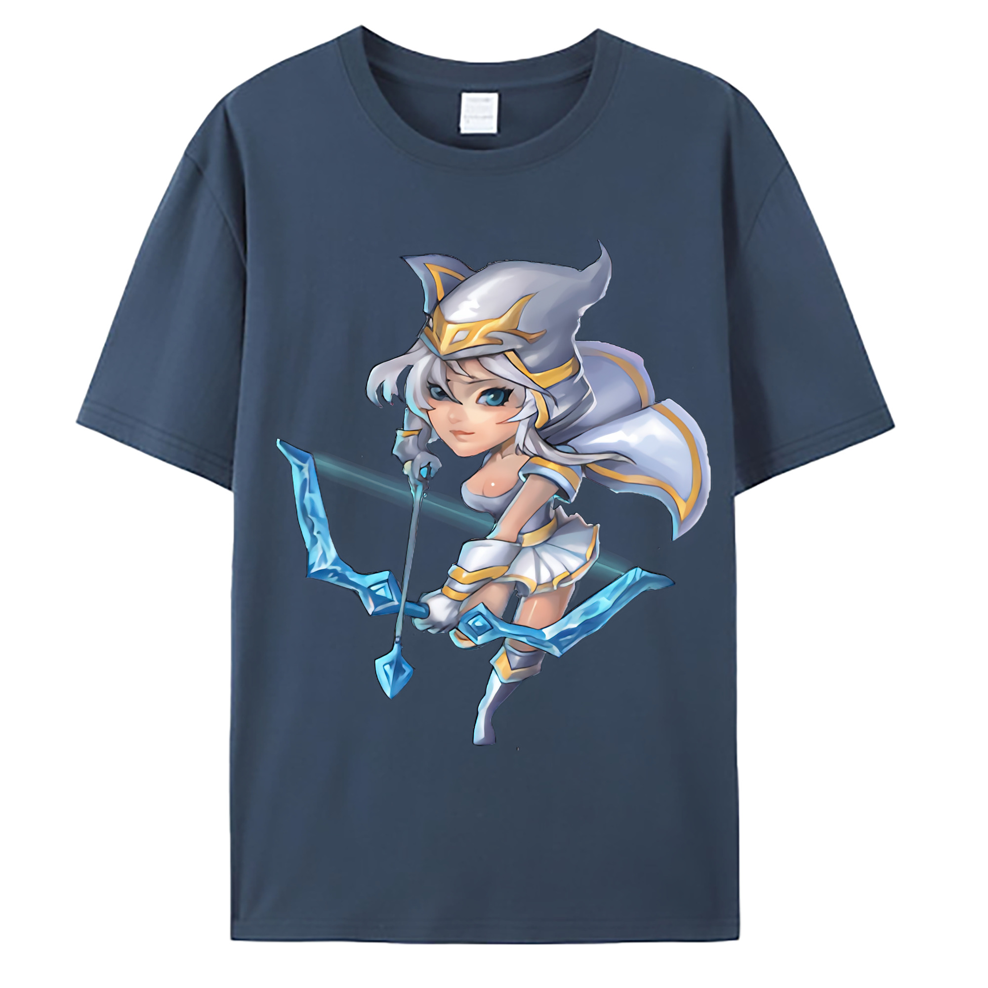 （画像用） リーグ・オブ・レジェンド League of Legends LOL 綿100％ メンズ半袖Tシャツ｜肌触りやわらか＆通気性