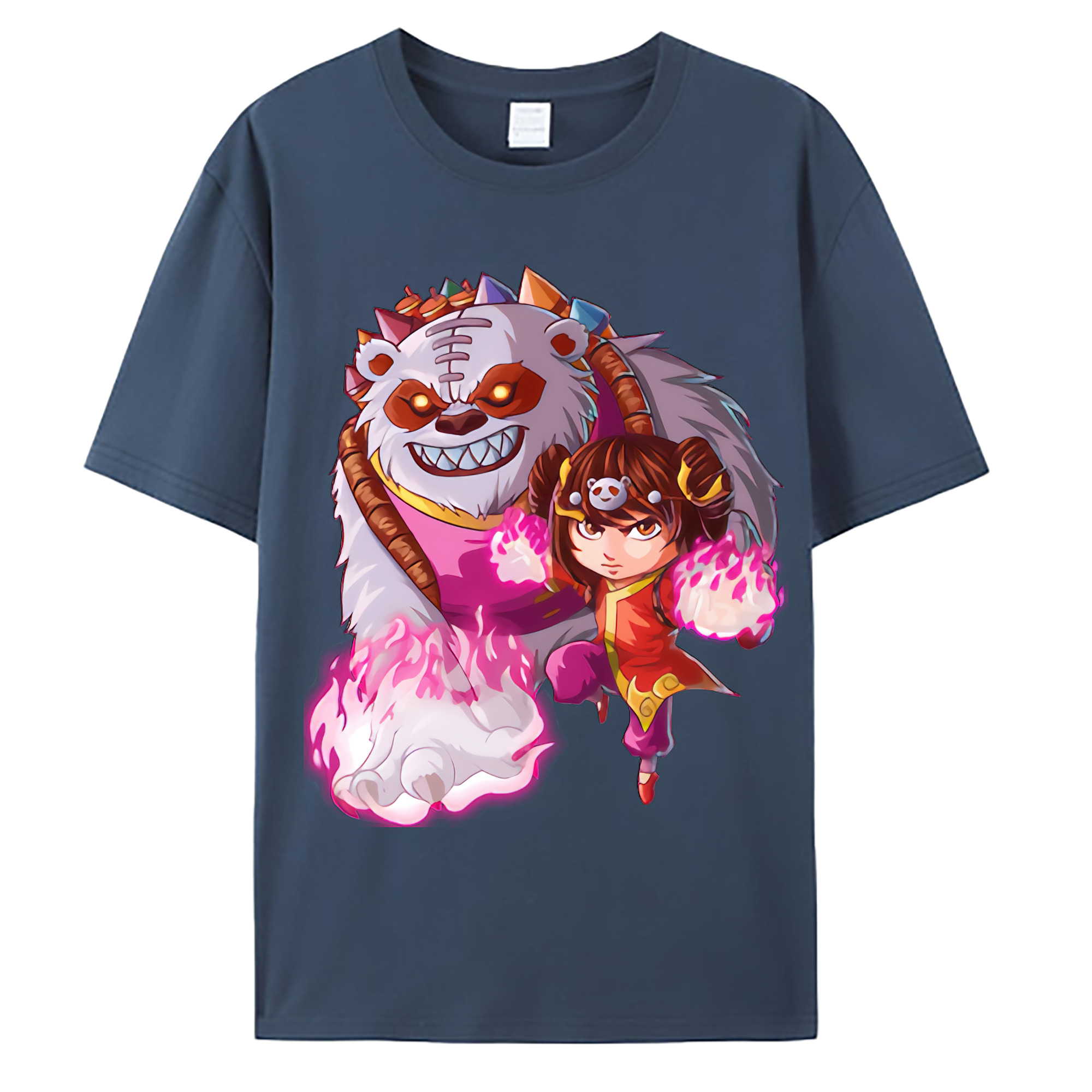 （画像用） リーグ・オブ・レジェンド League of Legends LOL 綿100％ メンズ半袖Tシャツ｜肌触りやわらか＆通気性