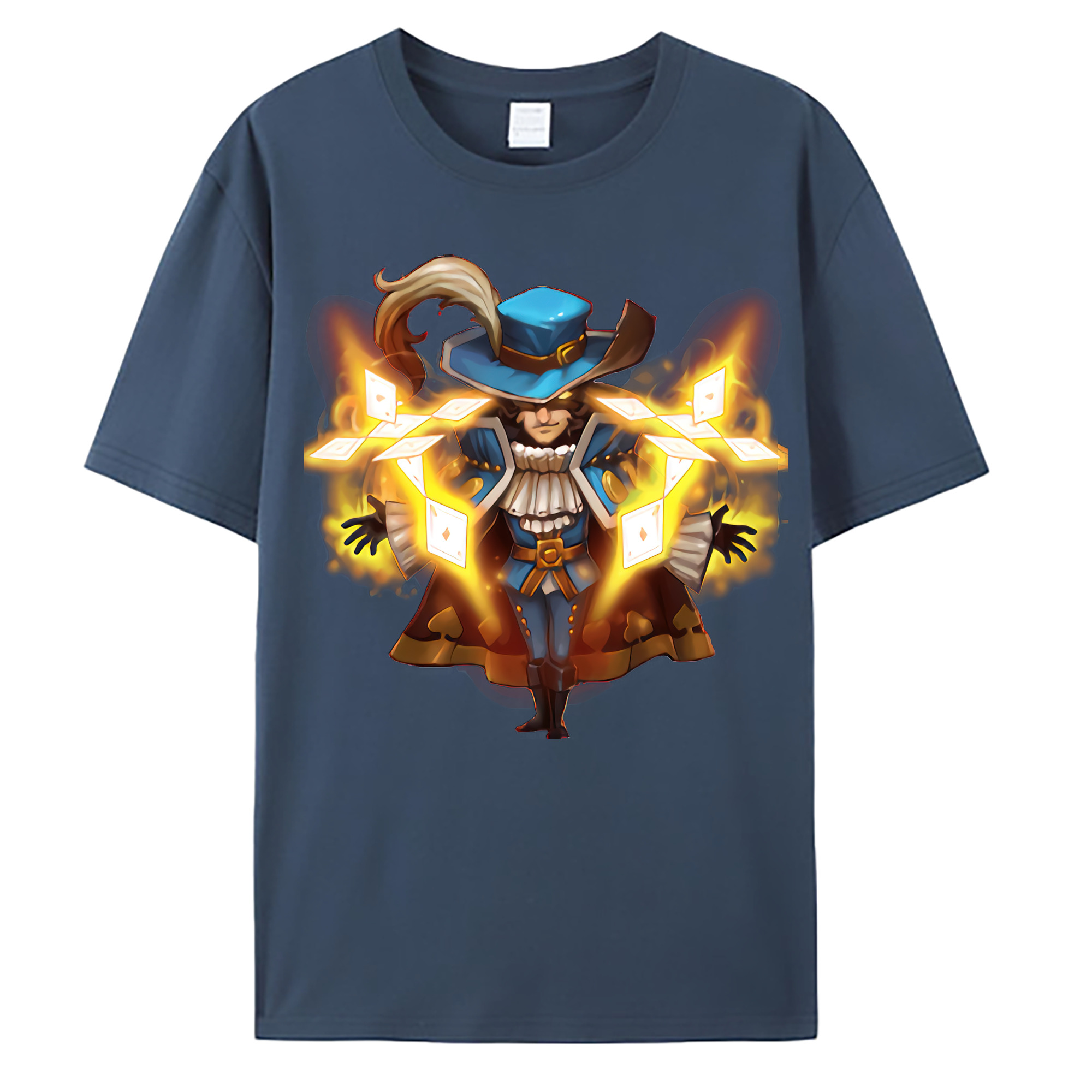 （画像用） リーグ・オブ・レジェンド League of Legends LOL 綿100％ メンズ半袖Tシャツ｜肌触りやわらか＆通気性
