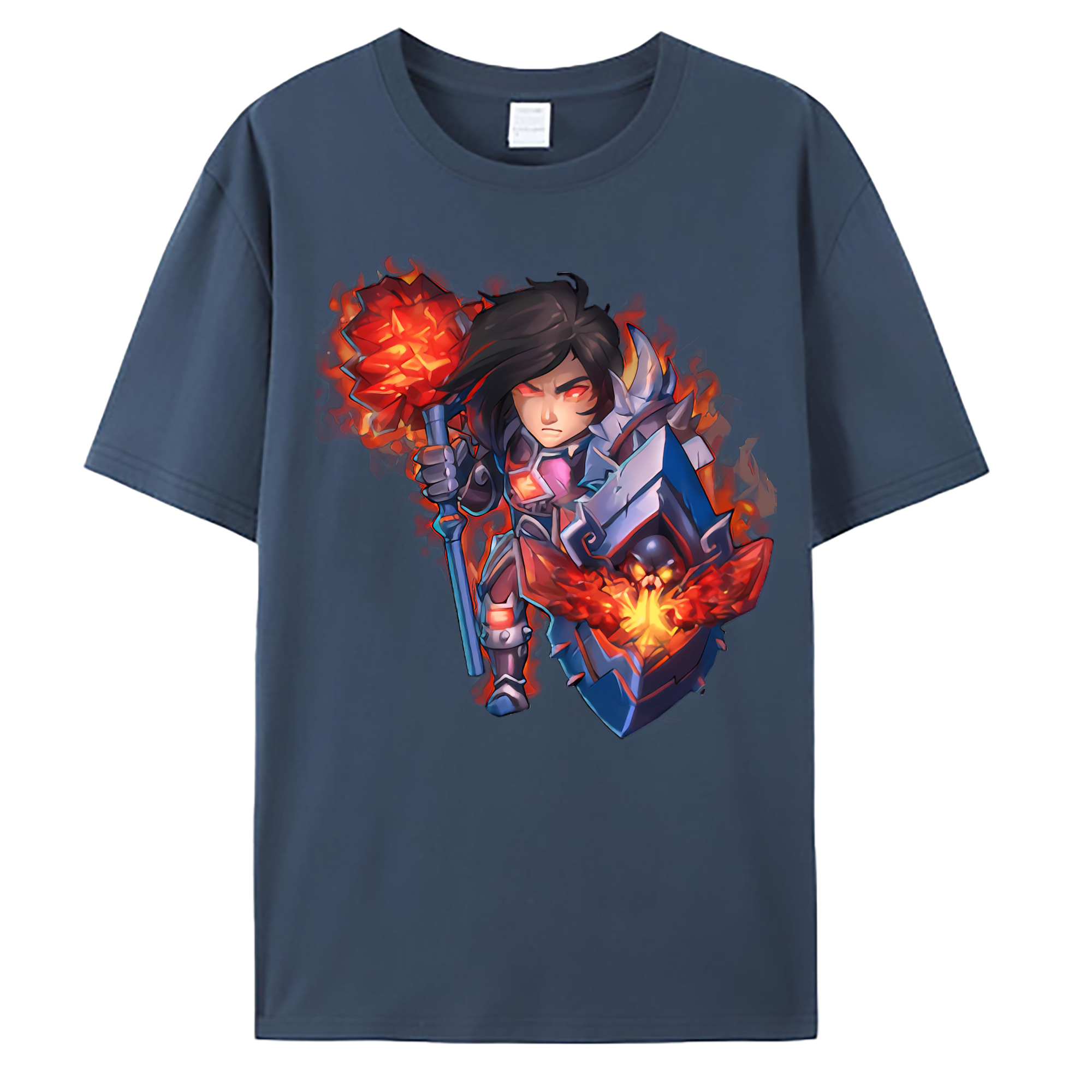 （画像用） リーグ・オブ・レジェンド League of Legends LOL 綿100％ メンズ半袖Tシャツ｜肌触りやわらか＆通気性