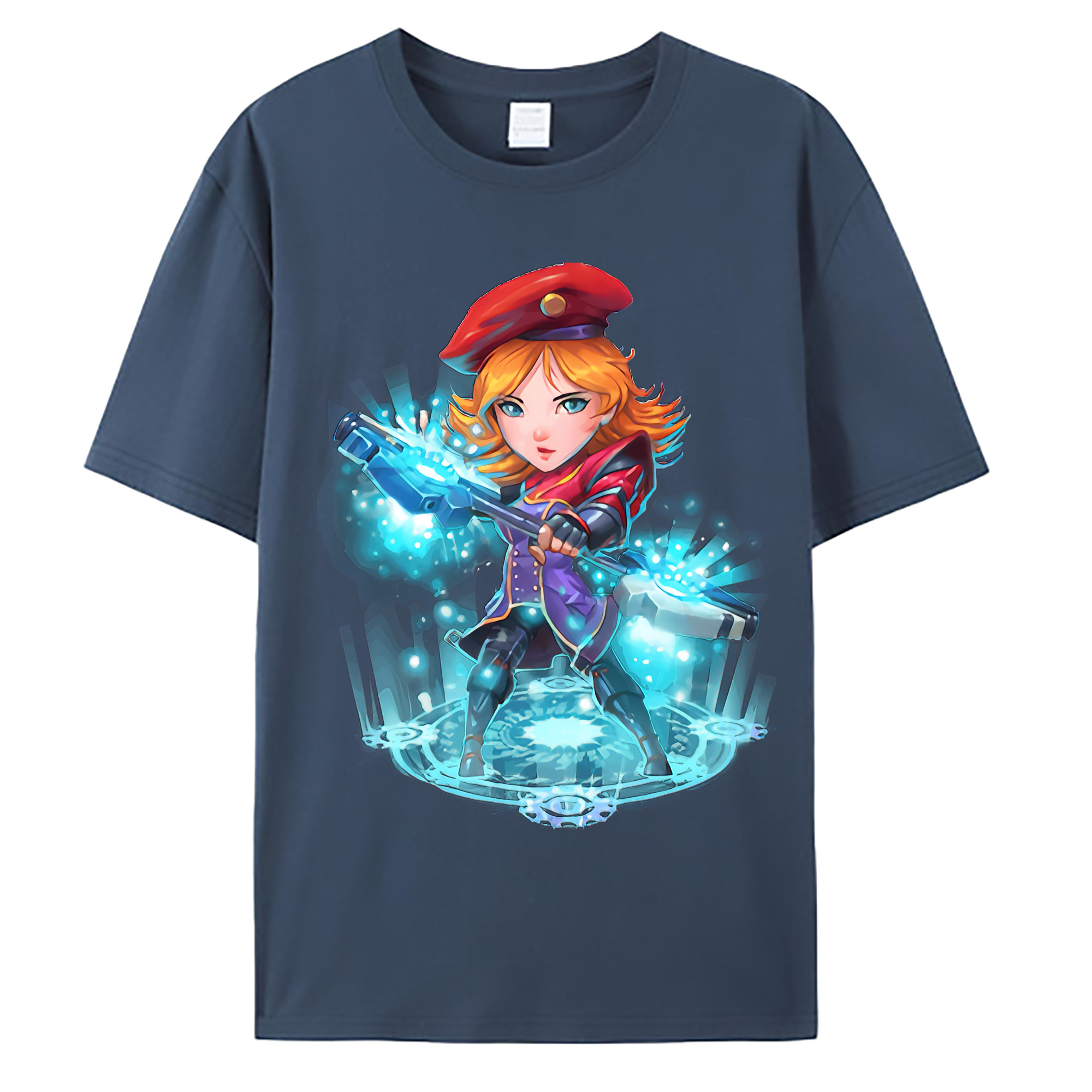 （画像用） リーグ・オブ・レジェンド League of Legends LOL 綿100％ メンズ半袖Tシャツ｜肌触りやわらか＆通気性