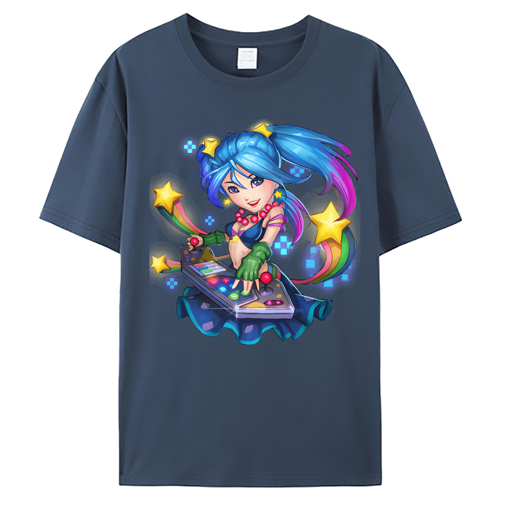 （画像用） リーグ・オブ・レジェンド League of Legends LOL 綿100％ メンズ半袖Tシャツ｜肌触りやわらか＆通気性