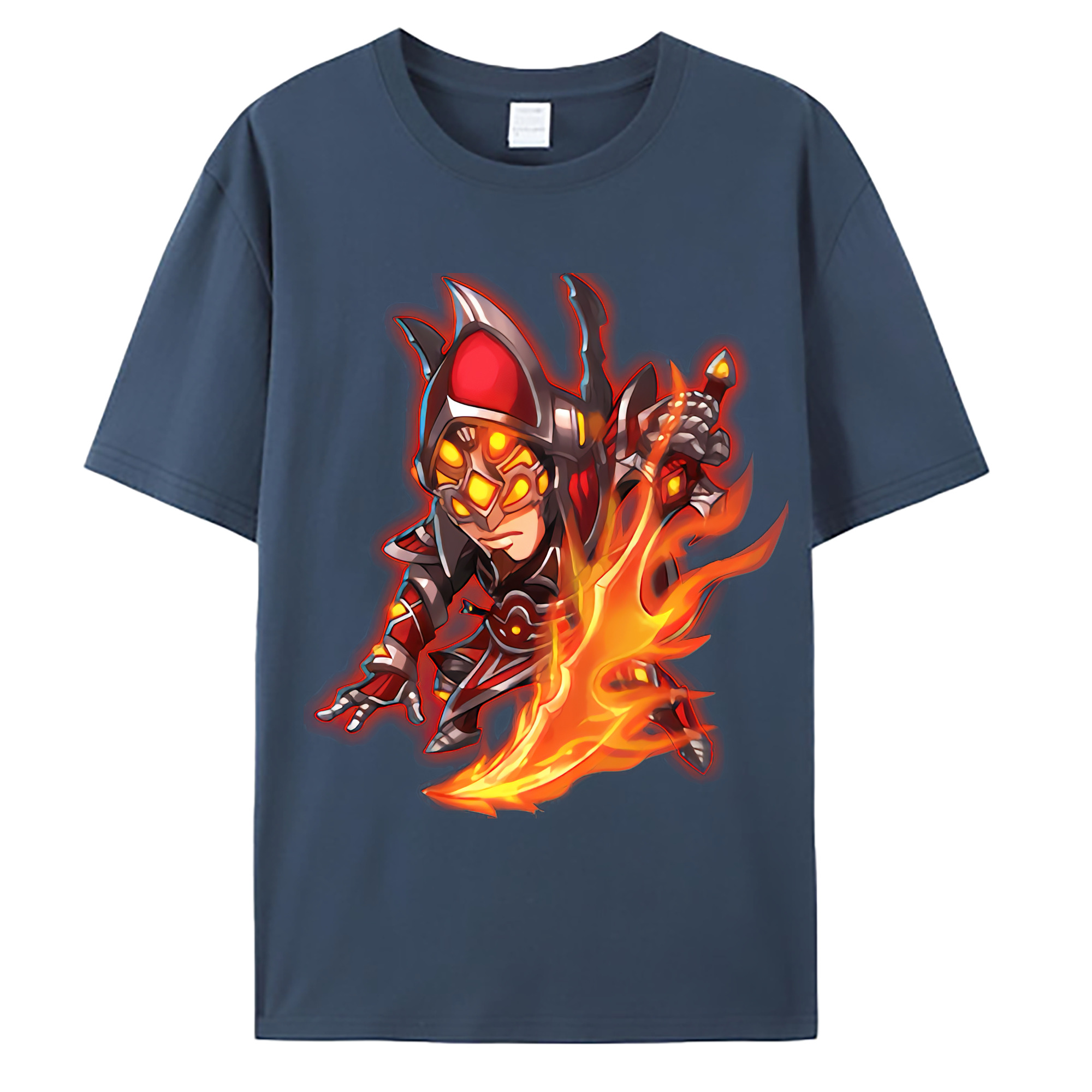 （画像用） リーグ・オブ・レジェンド League of Legends LOL 綿100％ メンズ半袖Tシャツ｜肌触りやわらか＆通気性