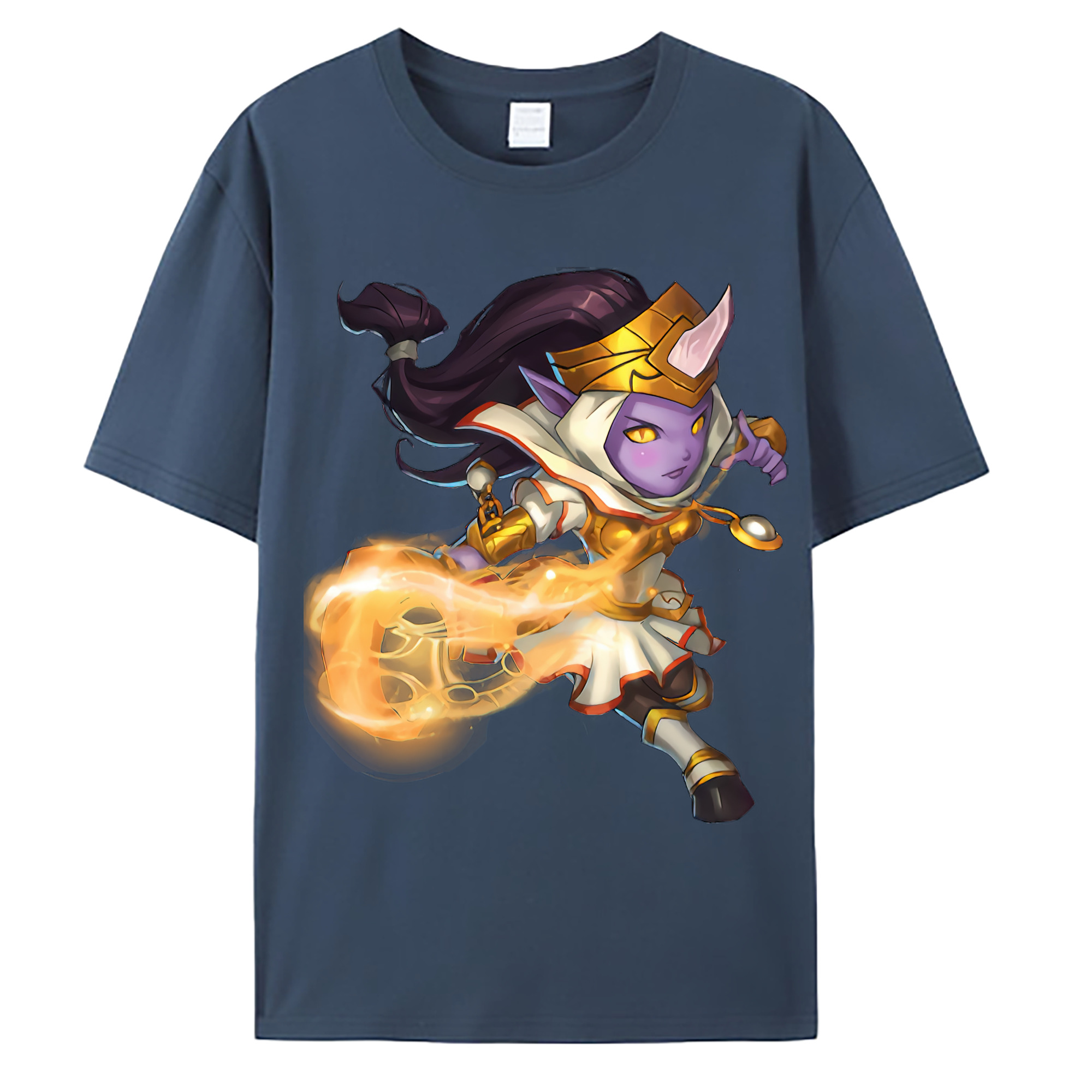 （画像用） リーグ・オブ・レジェンド League of Legends LOL 綿100％ メンズ半袖Tシャツ｜肌触りやわらか＆通気性