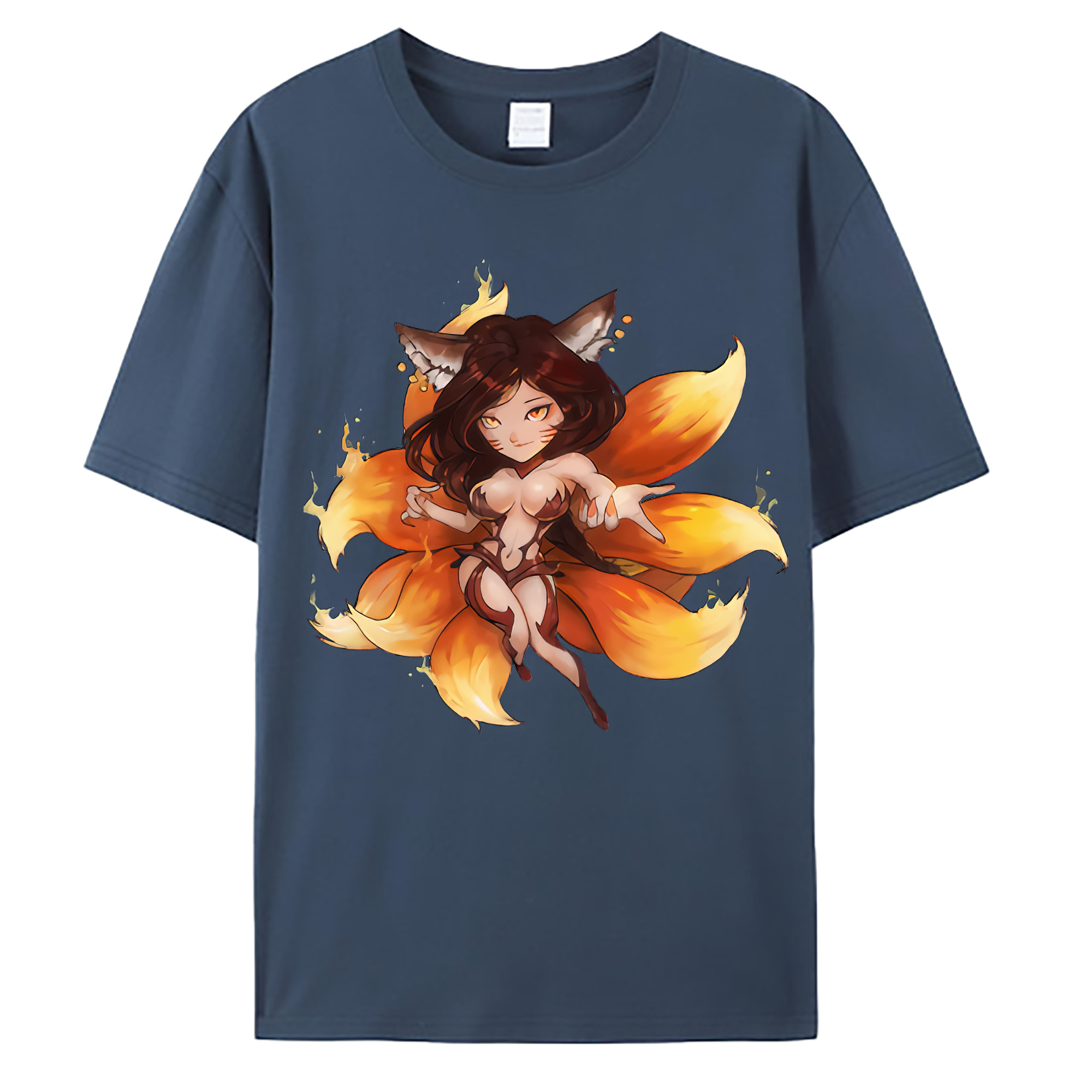 （画像用） リーグ・オブ・レジェンド League of Legends LOL 綿100％ メンズ半袖Tシャツ｜肌触りやわらか＆通気性