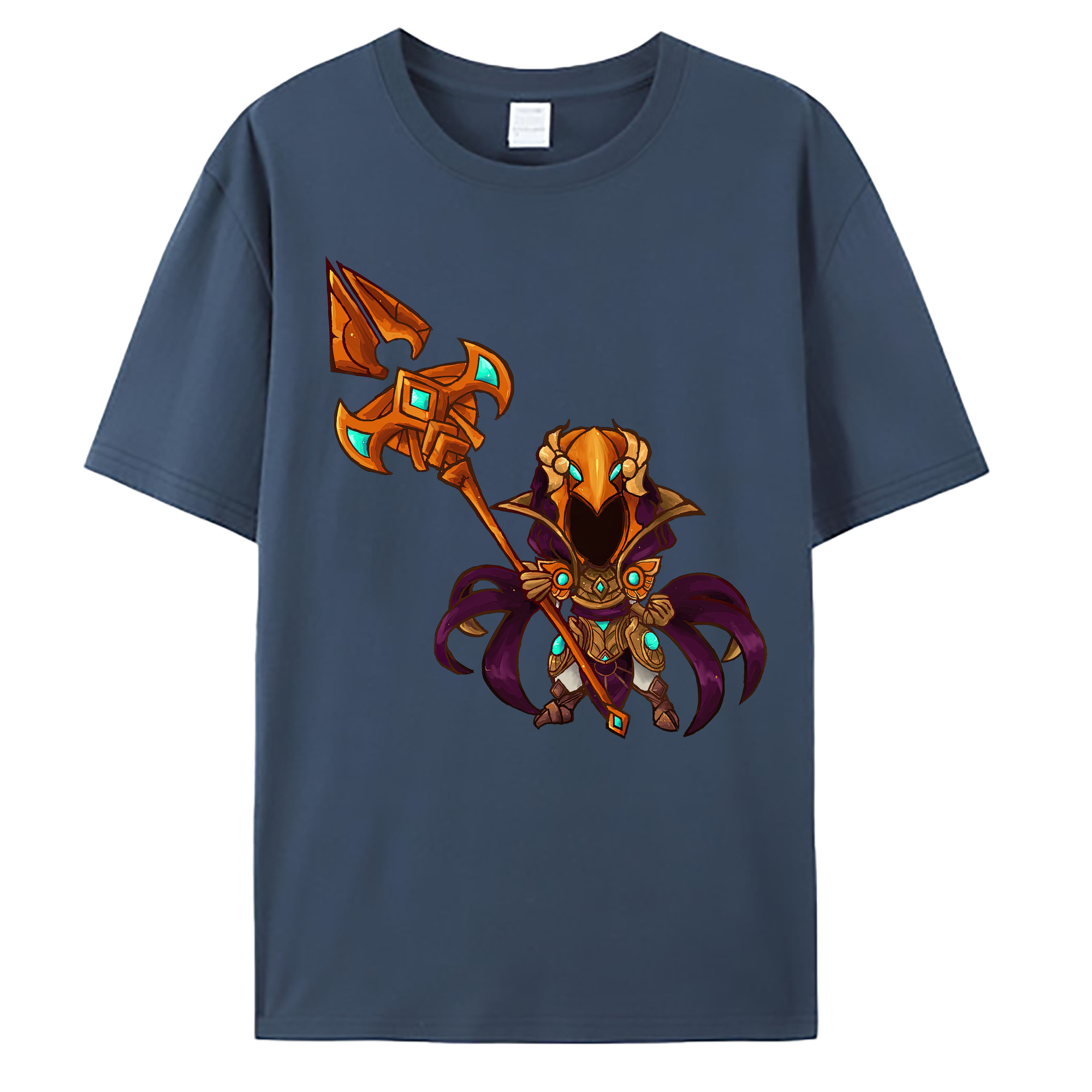（画像用） リーグ・オブ・レジェンド League of Legends LOL 綿100％ メンズ半袖Tシャツ｜肌触りやわらか＆通気性