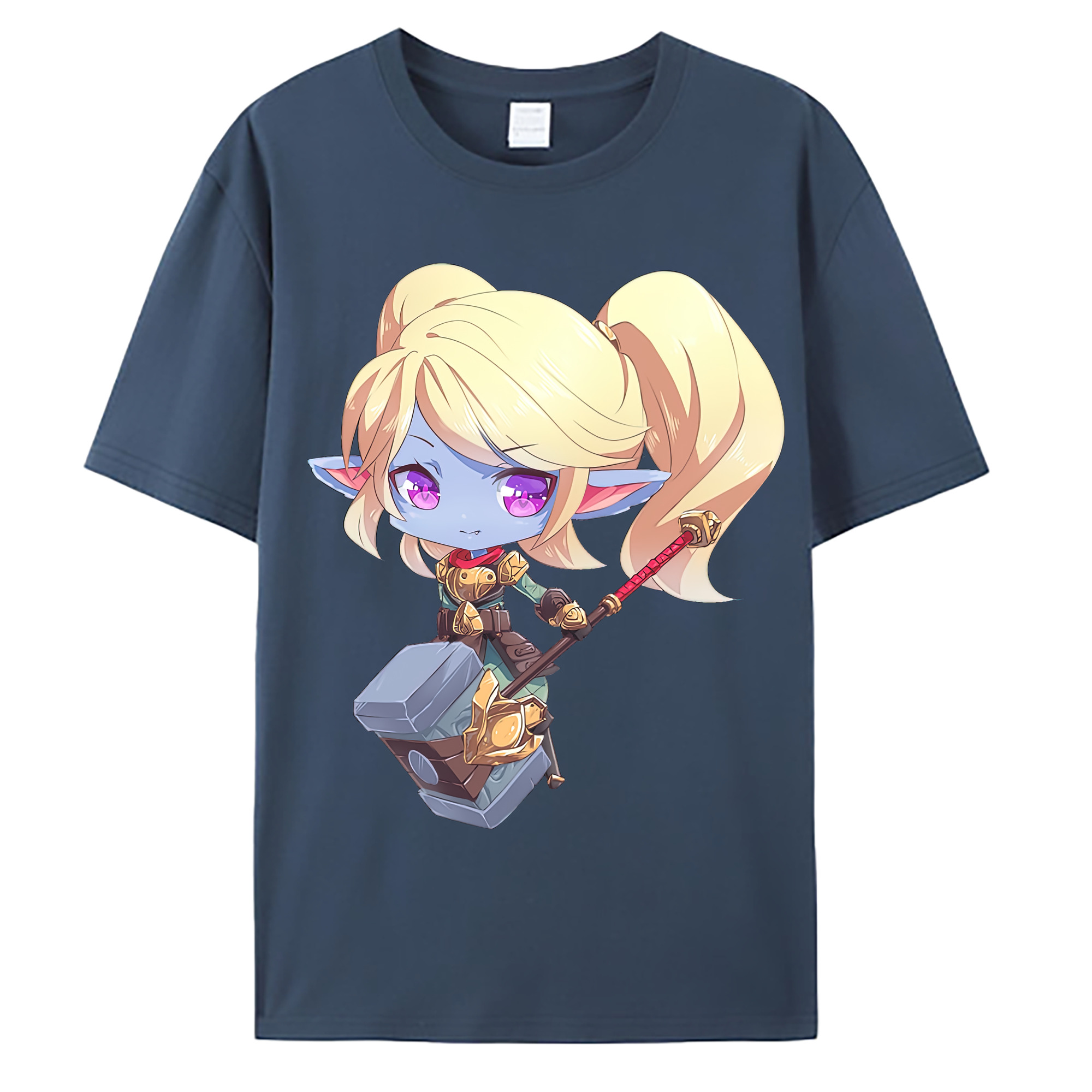 （画像用） リーグ・オブ・レジェンド League of Legends LOL 綿100％ メンズ半袖Tシャツ｜肌触りやわらか＆通気性