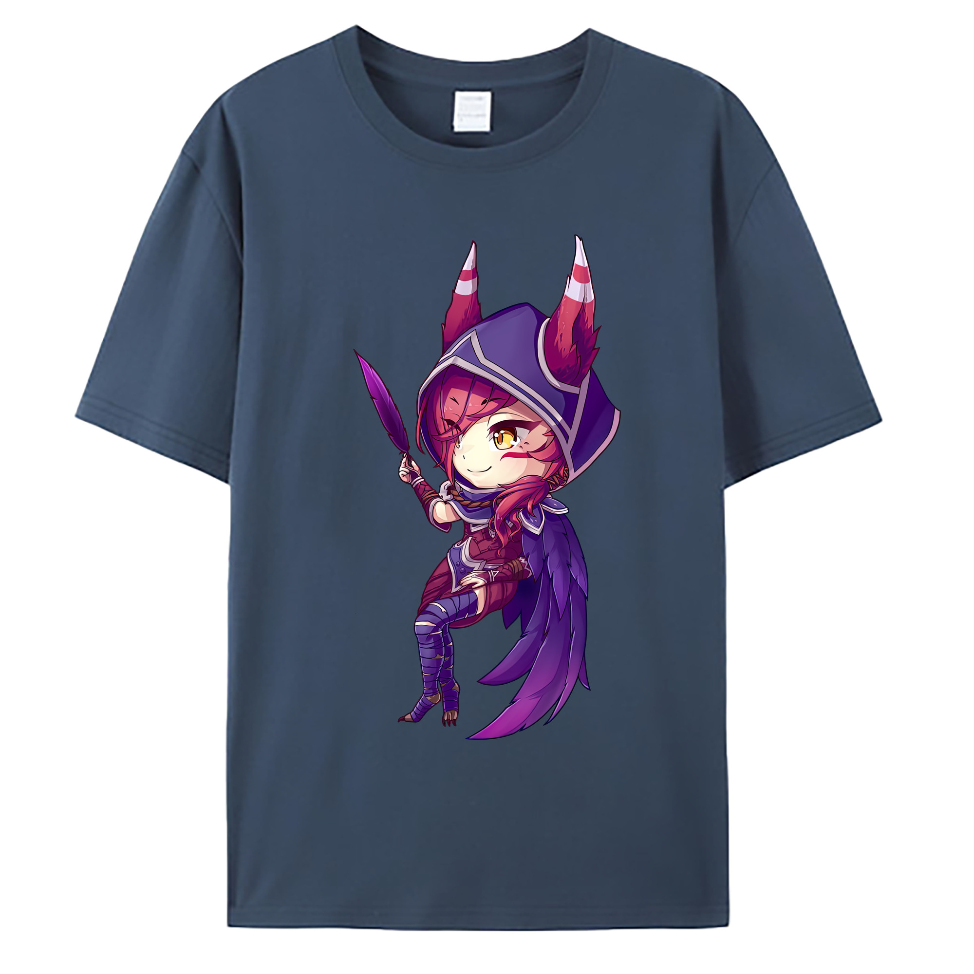 （画像用） リーグ・オブ・レジェンド League of Legends LOL 綿100％ メンズ半袖Tシャツ｜肌触りやわらか＆通気性