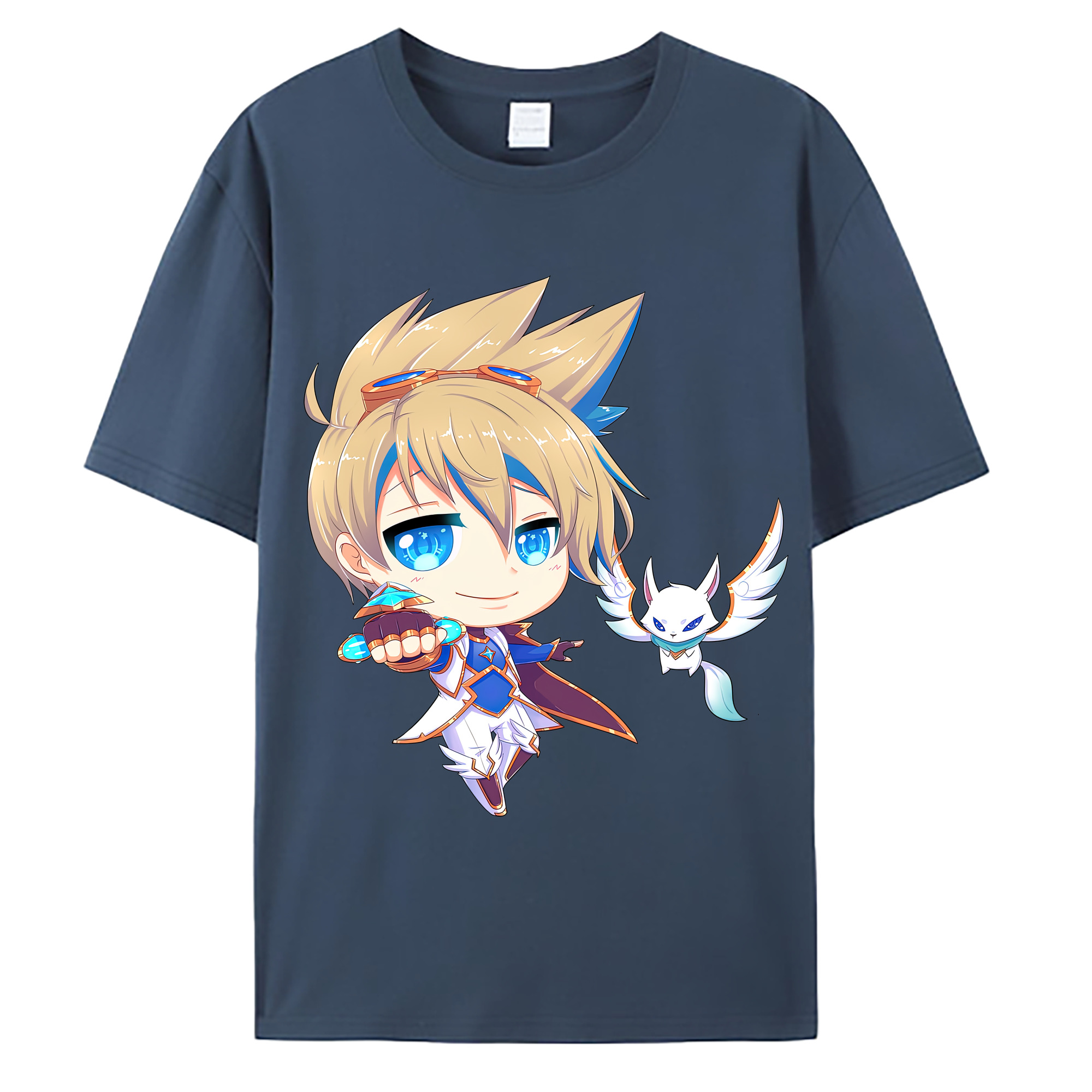 （画像用） リーグ・オブ・レジェンド League of Legends LOL 綿100％ メンズ半袖Tシャツ｜肌触りやわらか＆通気性