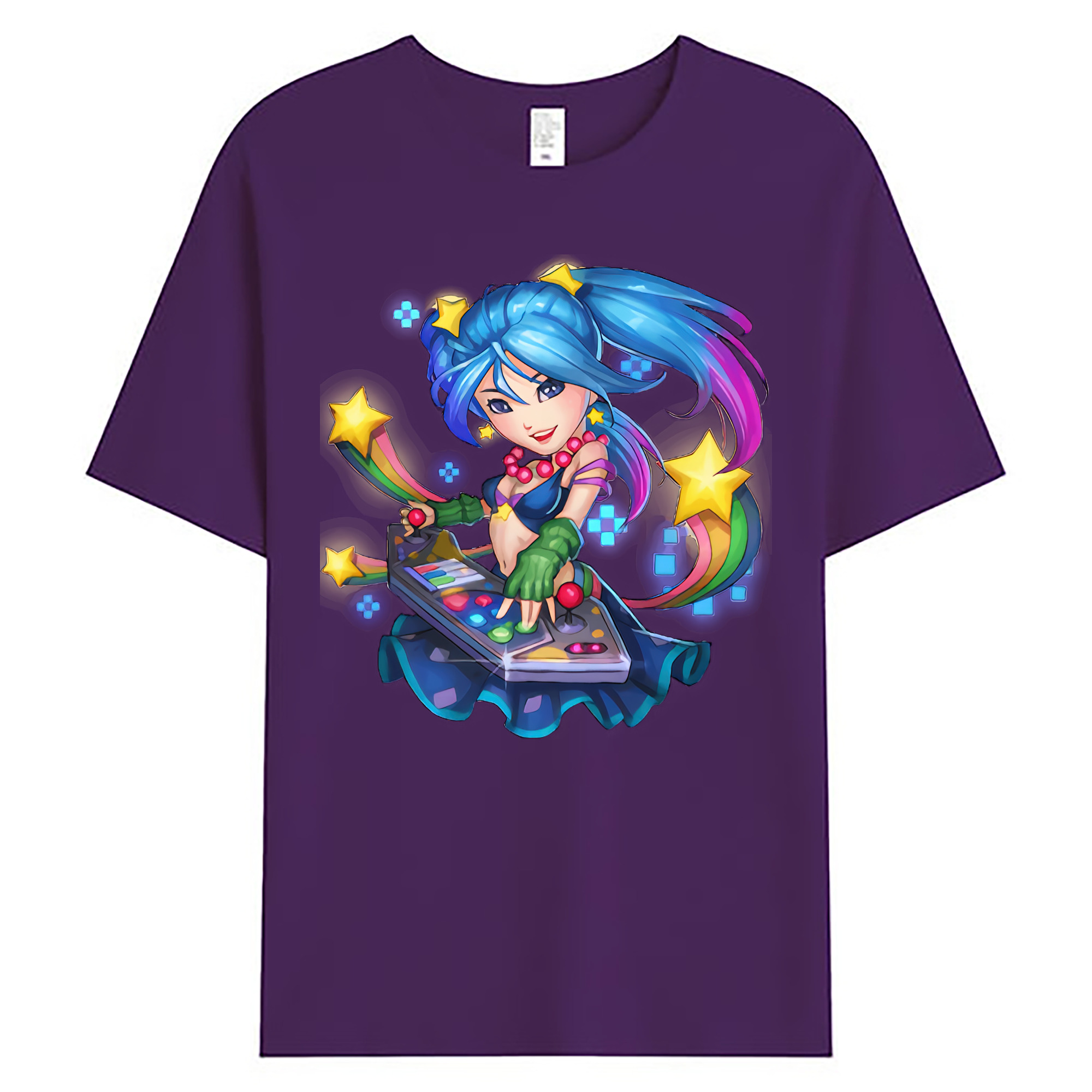 （画像用） リーグ・オブ・レジェンド League of Legends LOL 綿100％ メンズ半袖Tシャツ｜肌触りやわらか＆通気性