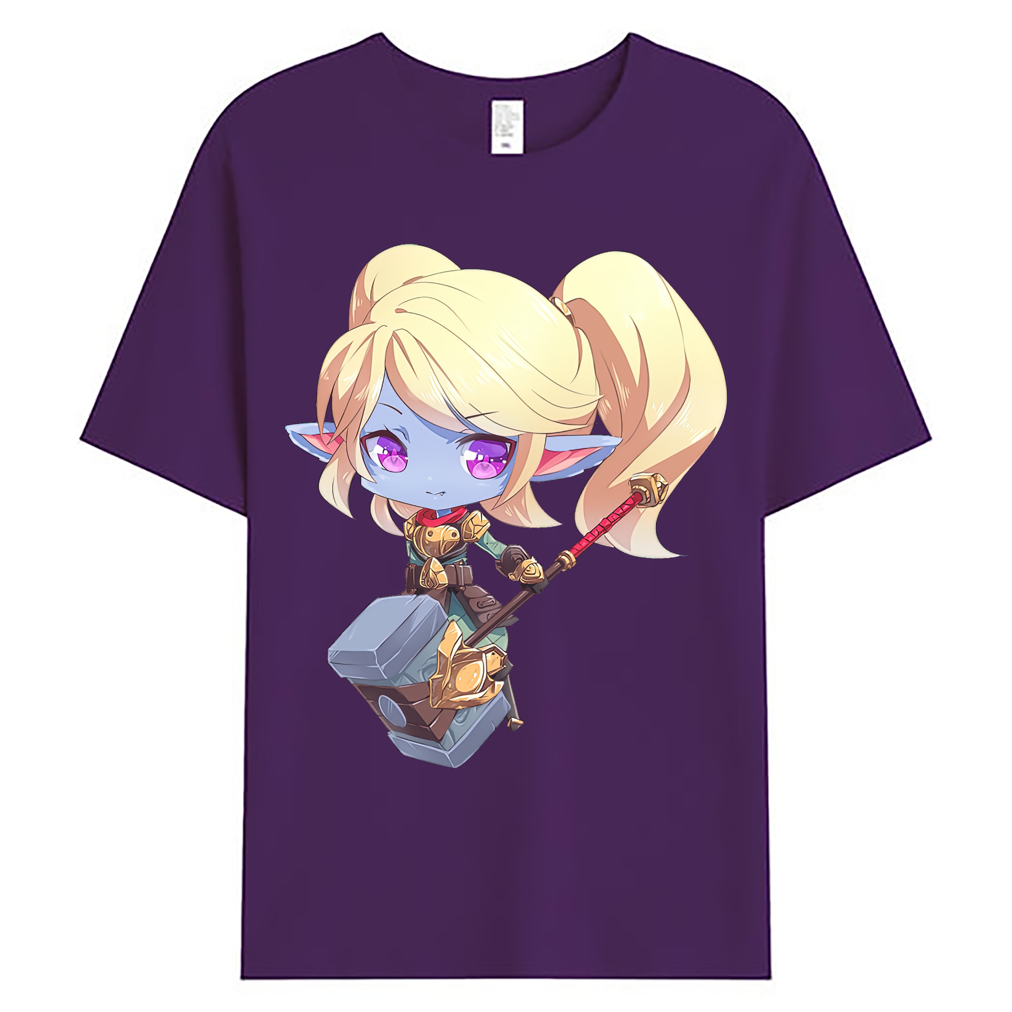 （画像用） リーグ・オブ・レジェンド League of Legends LOL 綿100％ メンズ半袖Tシャツ｜肌触りやわらか＆通気性