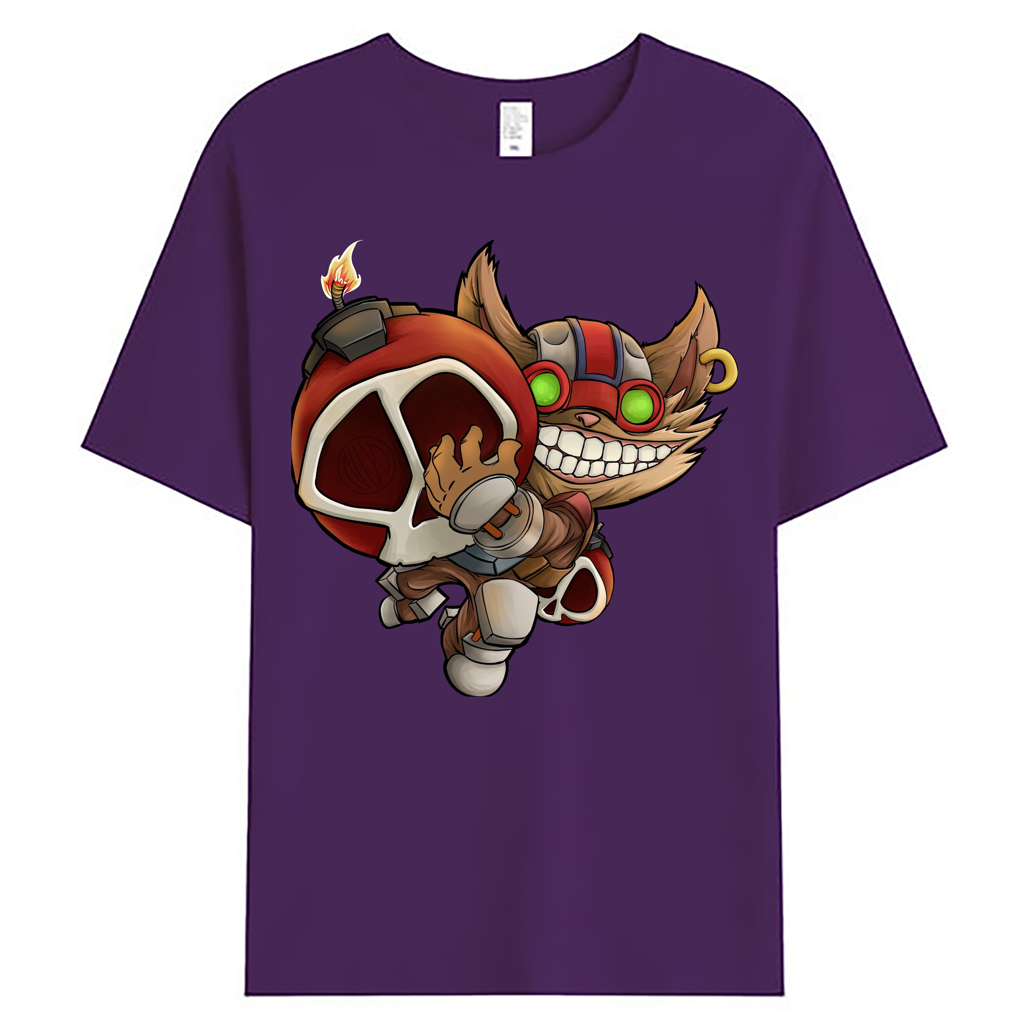 （画像用） リーグ・オブ・レジェンド League of Legends LOL 綿100％ メンズ半袖Tシャツ｜肌触りやわらか＆通気性