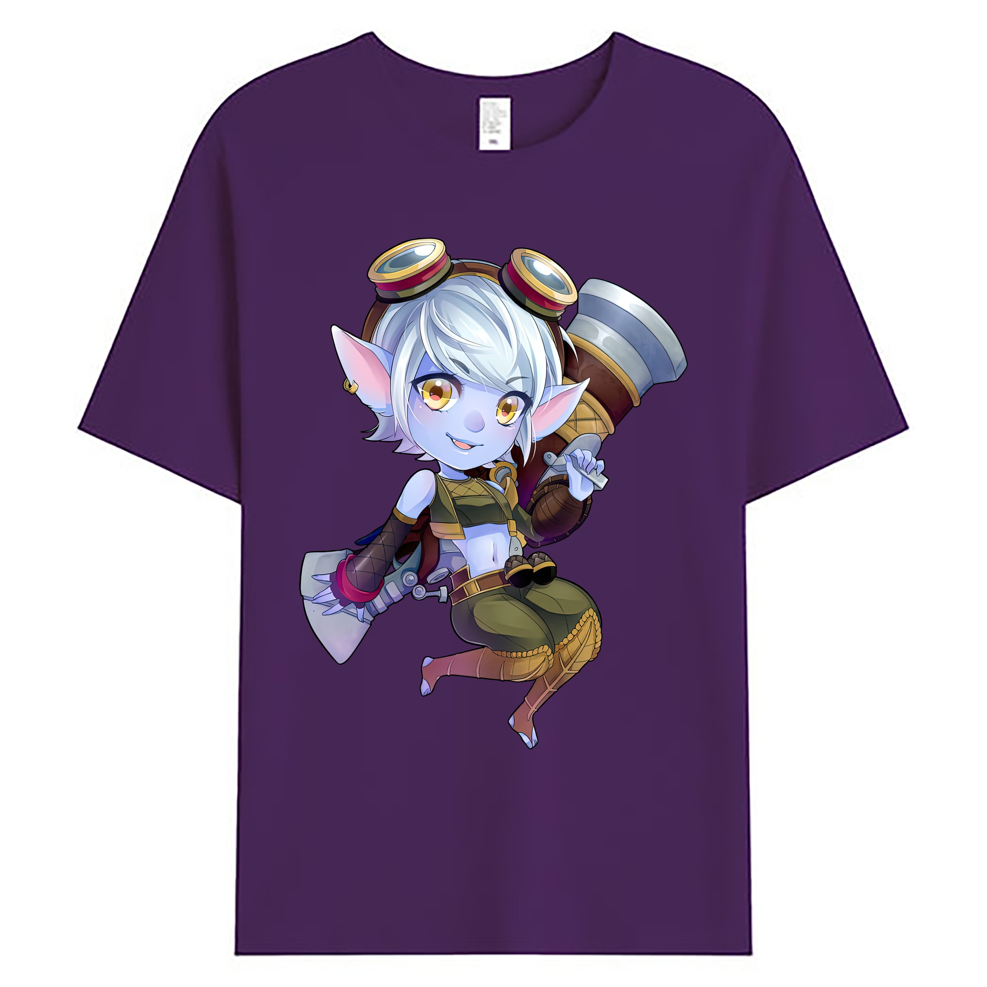 （画像用） リーグ・オブ・レジェンド League of Legends LOL 綿100％ メンズ半袖Tシャツ｜肌触りやわらか＆通気性