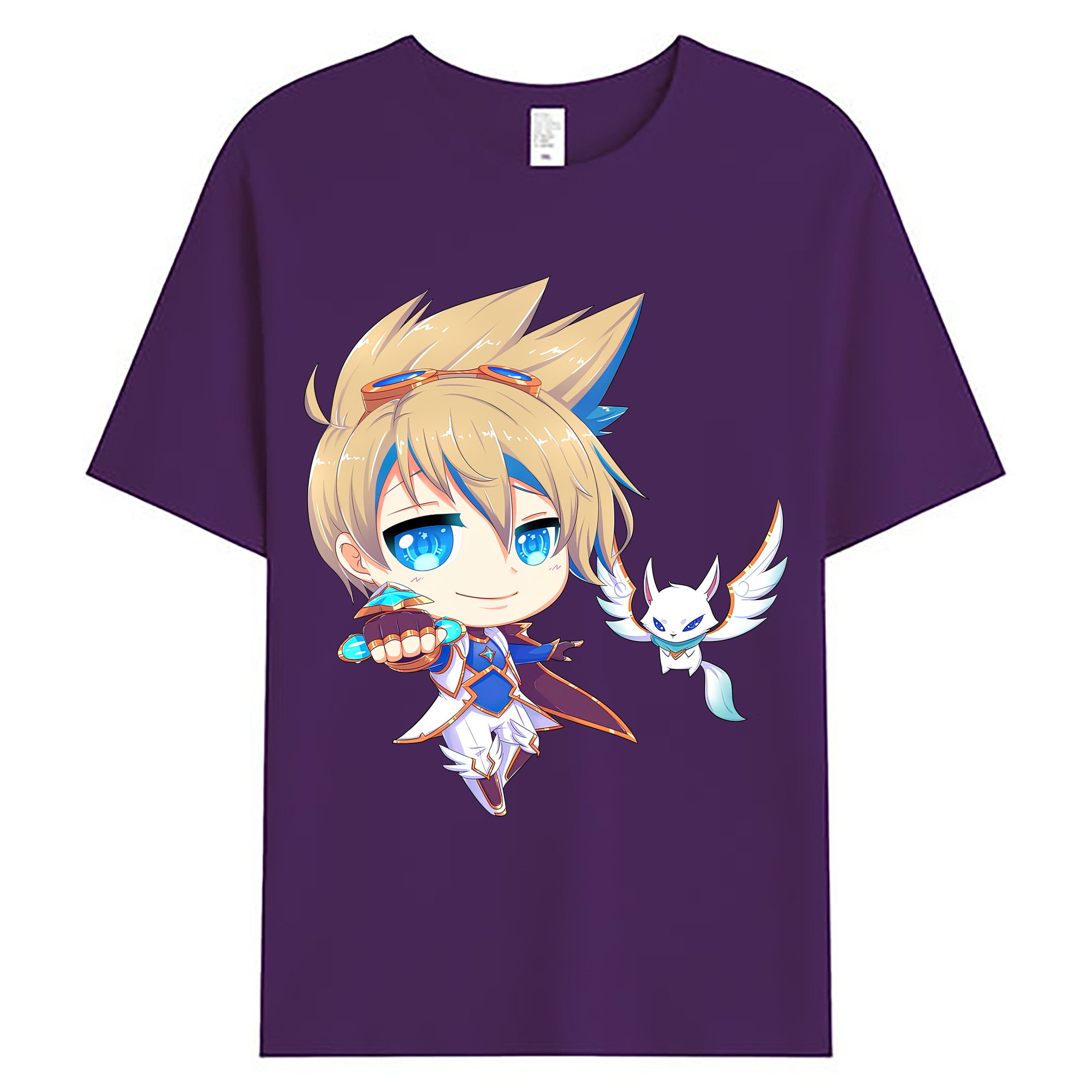 （画像用） リーグ・オブ・レジェンド League of Legends LOL 綿100％ メンズ半袖Tシャツ｜肌触りやわらか＆通気性