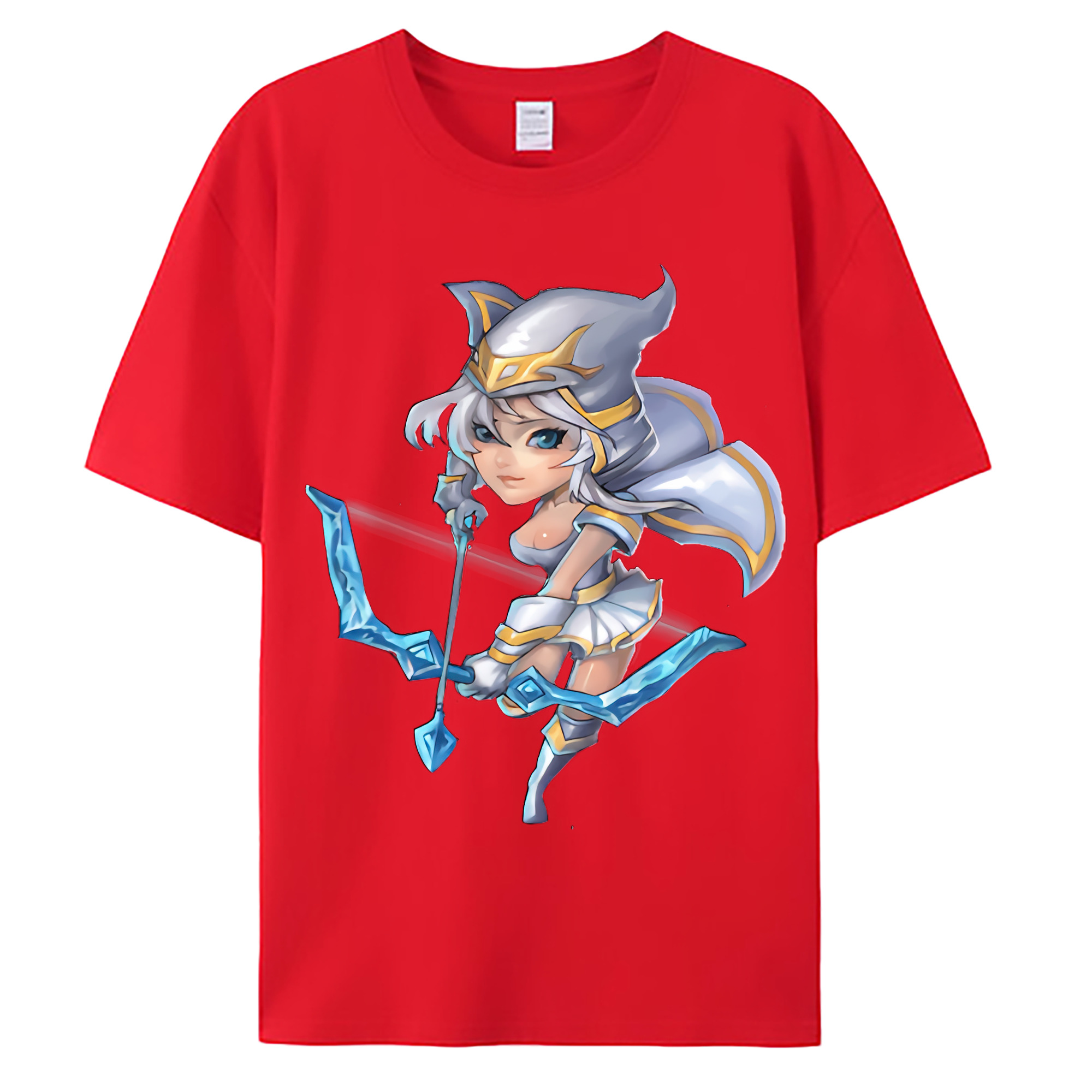（画像用） リーグ・オブ・レジェンド League of Legends LOL 綿100％ メンズ半袖Tシャツ｜肌触りやわらか＆通気性