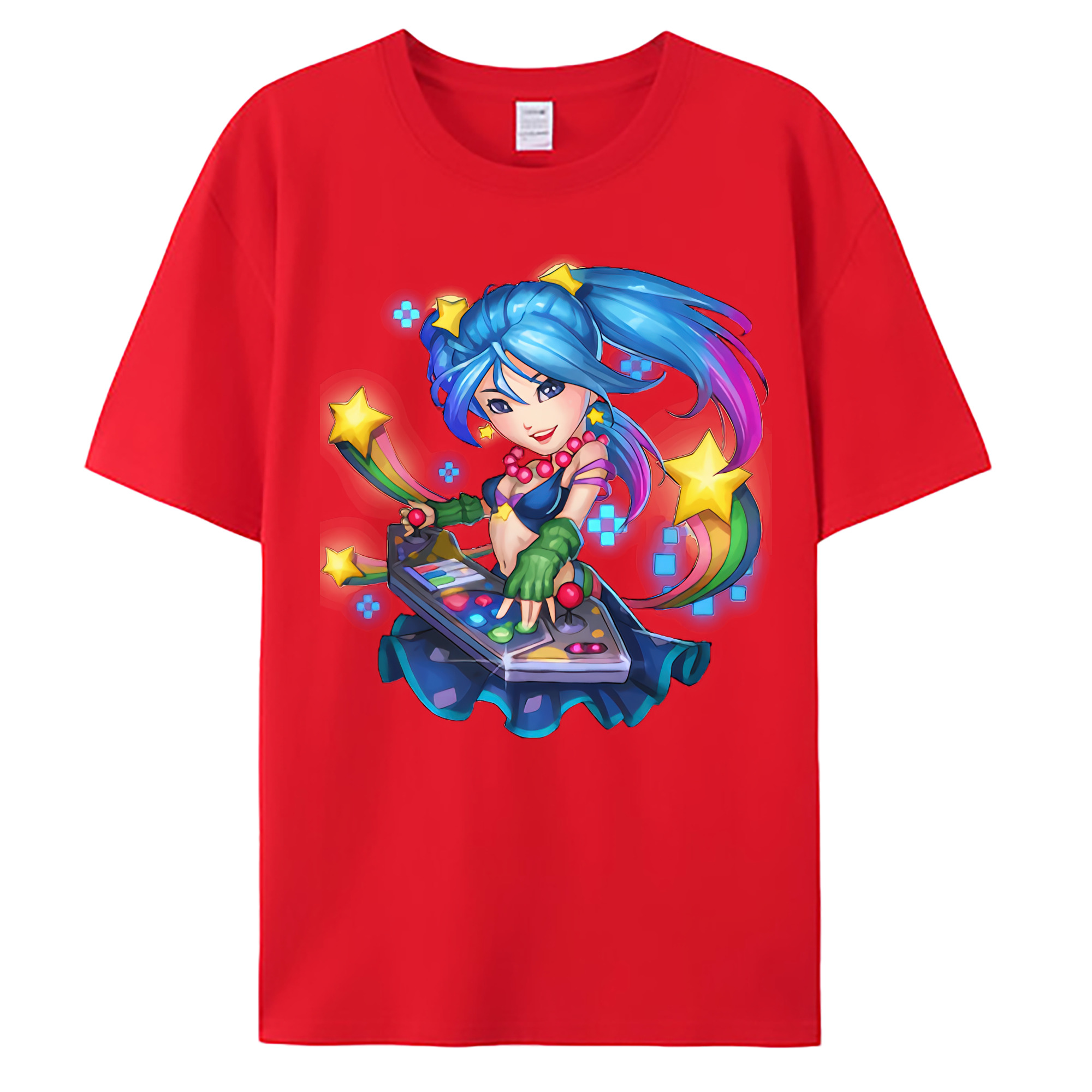 （画像用） リーグ・オブ・レジェンド League of Legends LOL 綿100％ メンズ半袖Tシャツ｜肌触りやわらか＆通気性