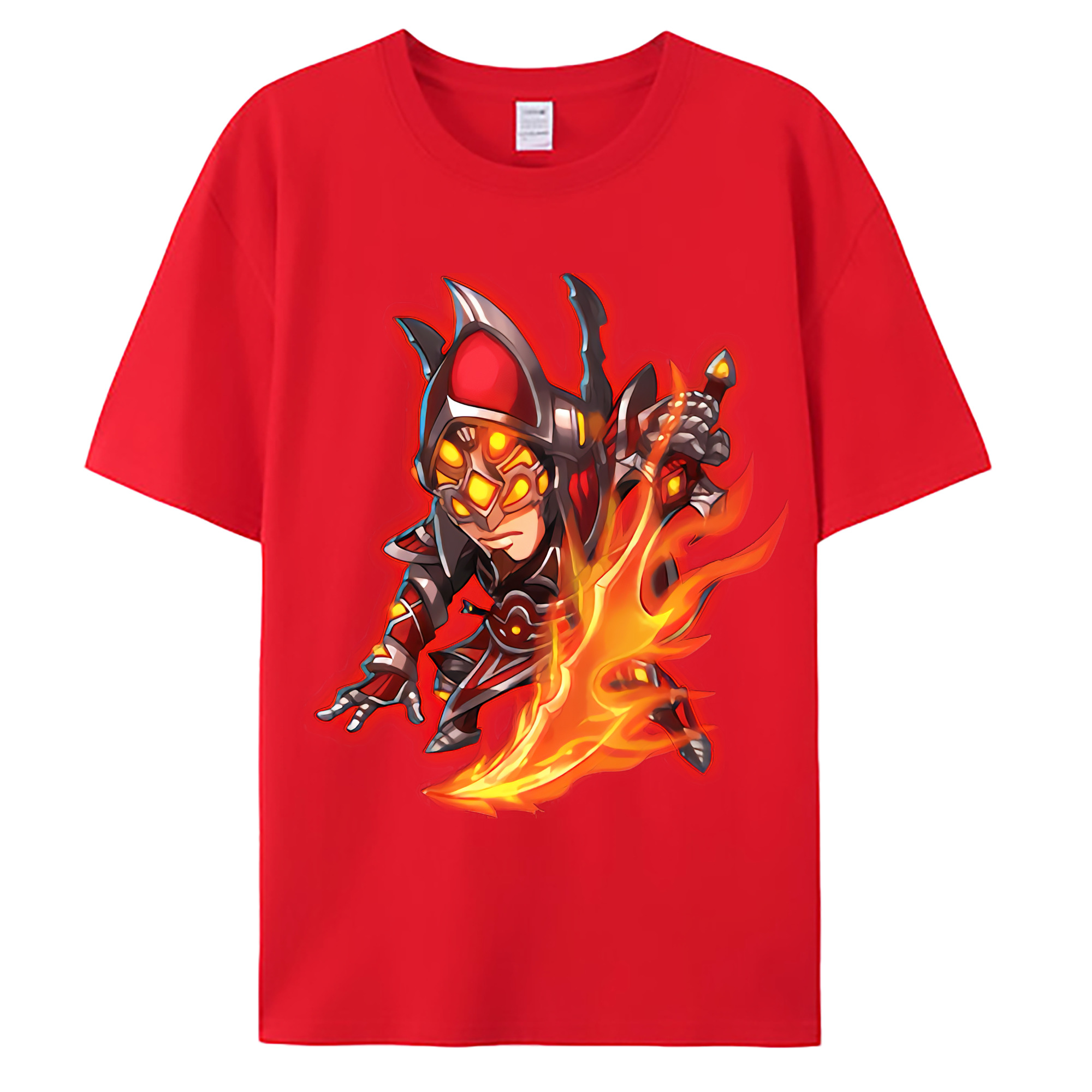 （画像用） リーグ・オブ・レジェンド League of Legends LOL 綿100％ メンズ半袖Tシャツ｜肌触りやわらか＆通気性