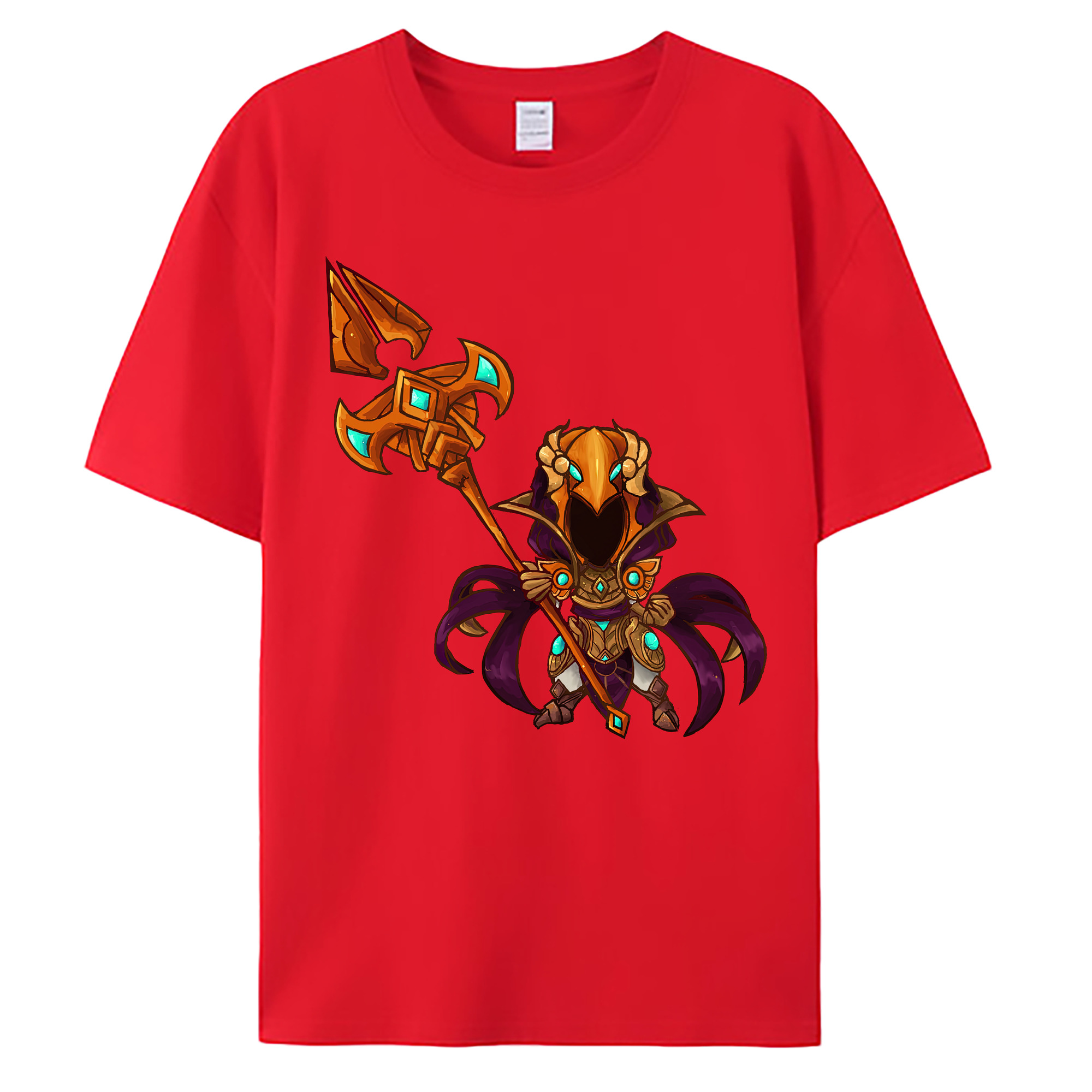 （画像用） リーグ・オブ・レジェンド League of Legends LOL 綿100％ メンズ半袖Tシャツ｜肌触りやわらか＆通気性