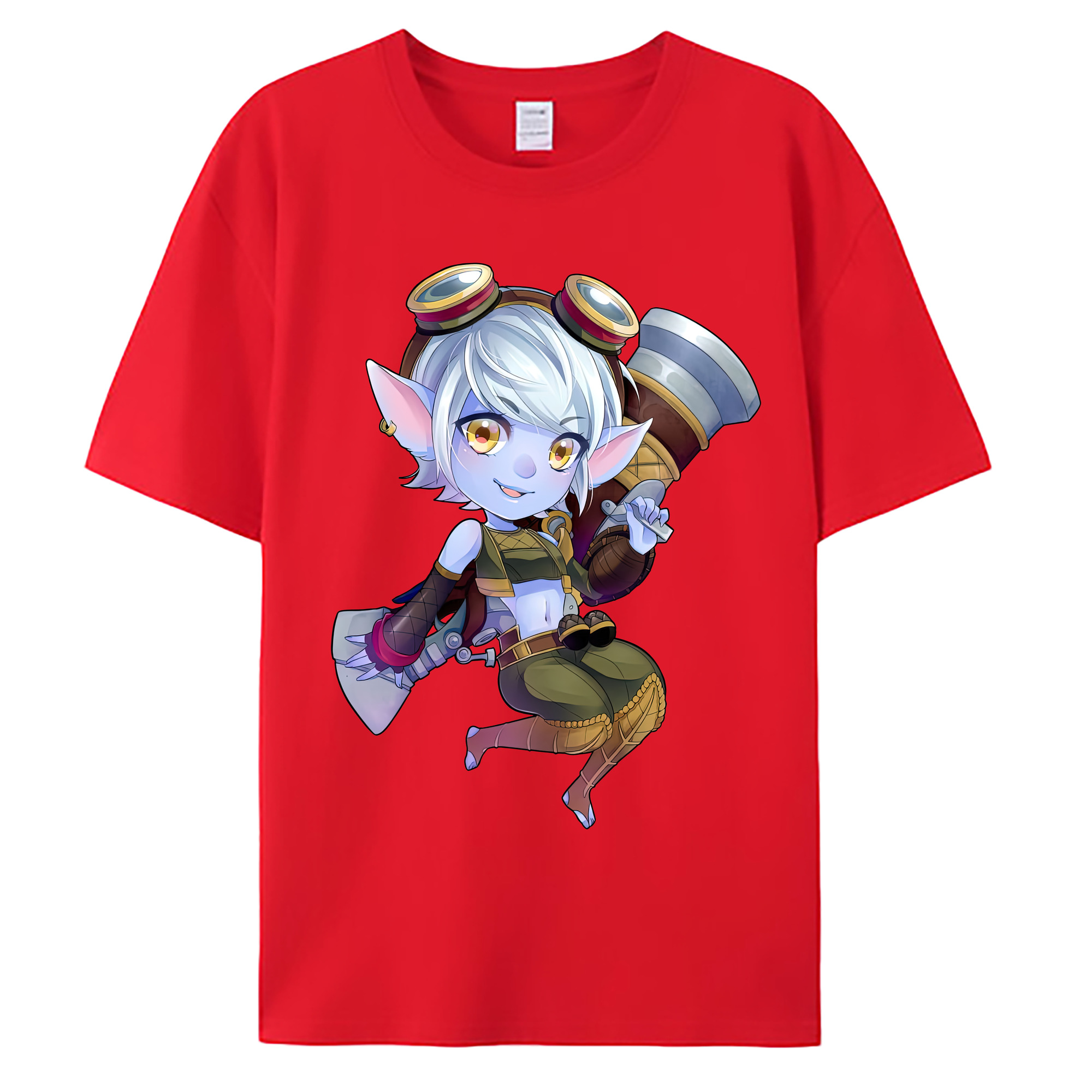 （画像用） リーグ・オブ・レジェンド League of Legends LOL 綿100％ メンズ半袖Tシャツ｜肌触りやわらか＆通気性