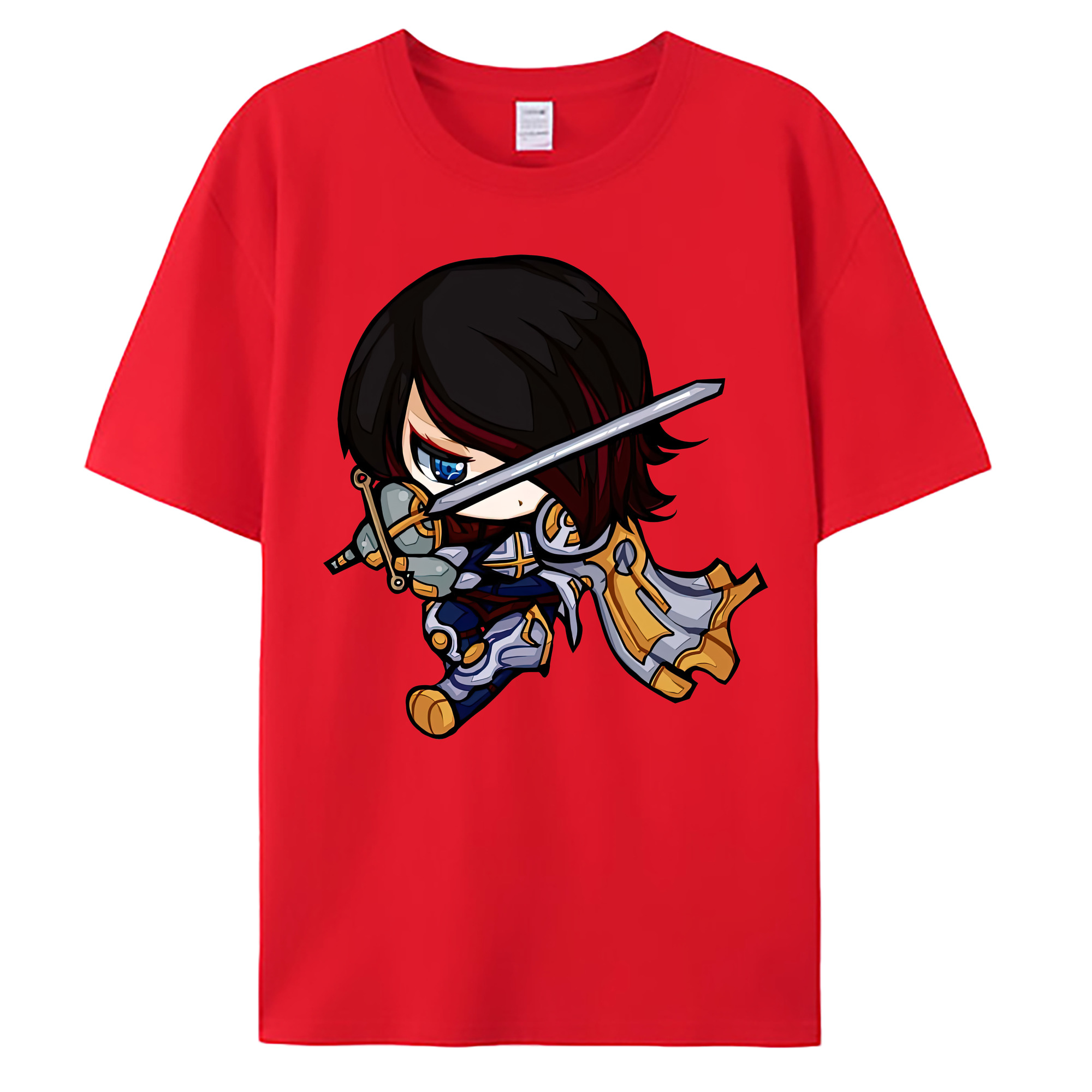 （画像用） リーグ・オブ・レジェンド League of Legends LOL 綿100％ メンズ半袖Tシャツ｜肌触りやわらか＆通気性