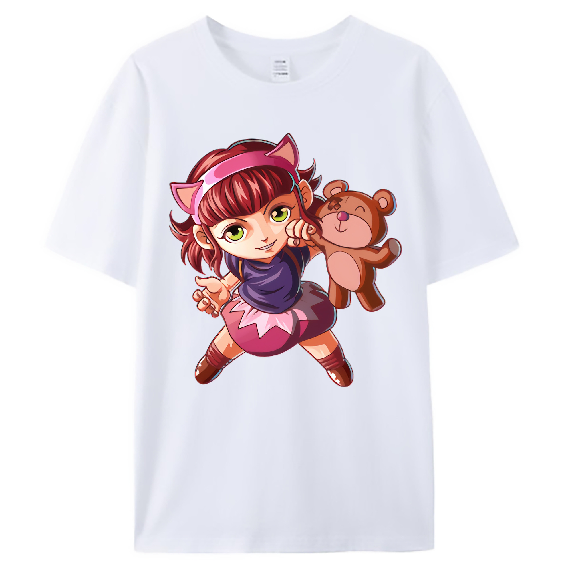 （画像用） リーグ・オブ・レジェンド League of Legends LOL 綿100％ メンズ半袖Tシャツ｜肌触りやわらか＆通気性