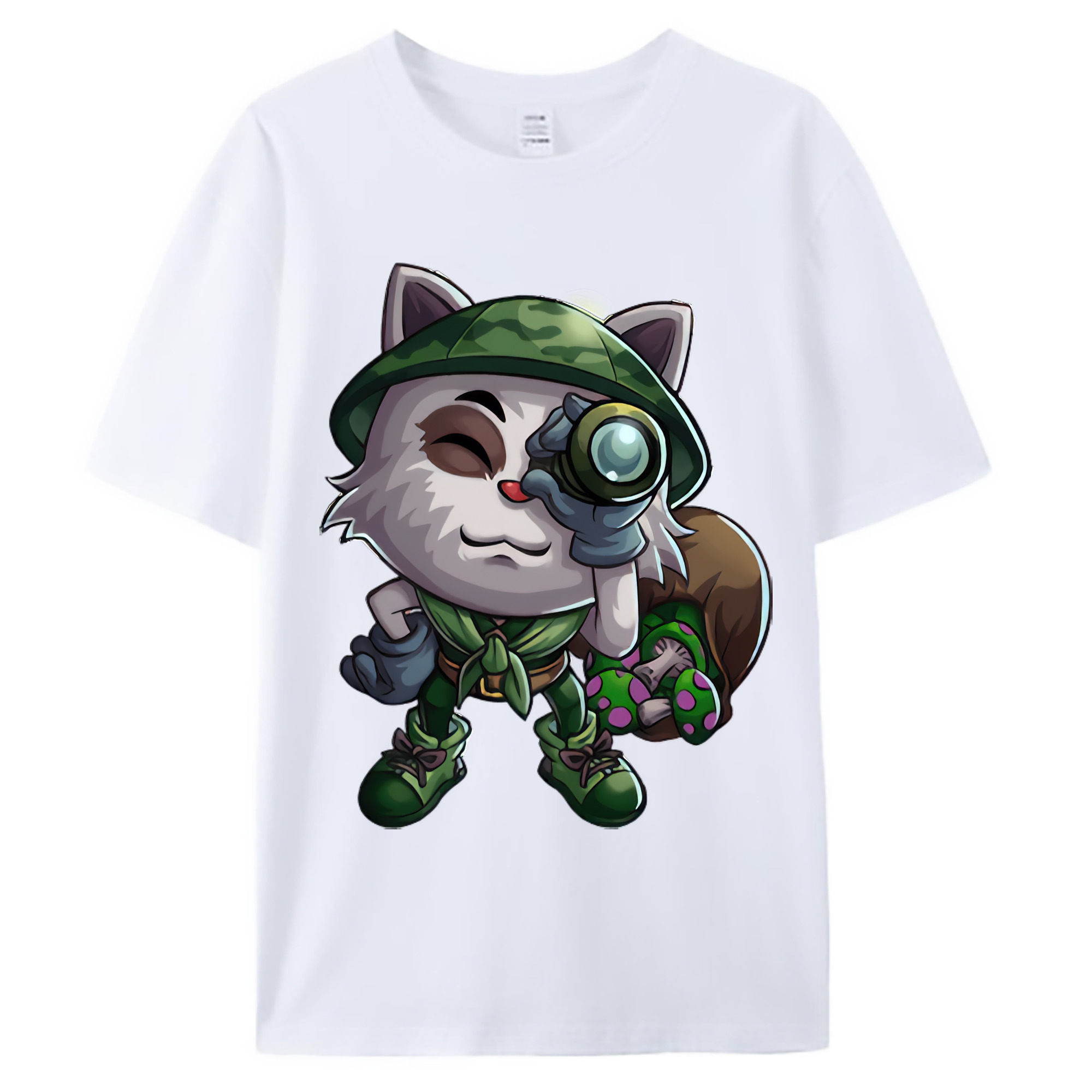 （画像用） リーグ・オブ・レジェンド League of Legends LOL 綿100％ メンズ半袖Tシャツ｜肌触りやわらか＆通気性